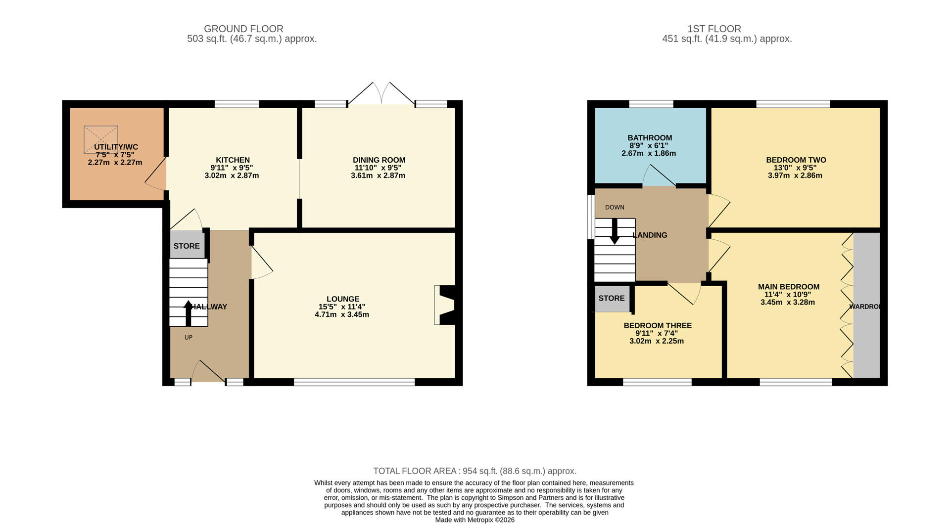 13, The Drive, Huntingdon floorplan