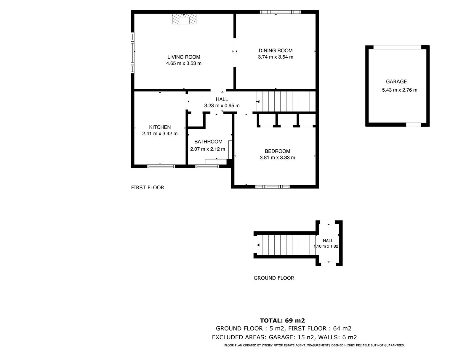 11, Bushey Wood Road, Sheffield floorplan