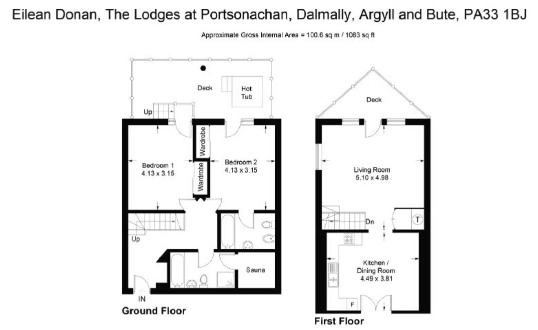 Eilean Donan Lodge, Dalmally floorplan