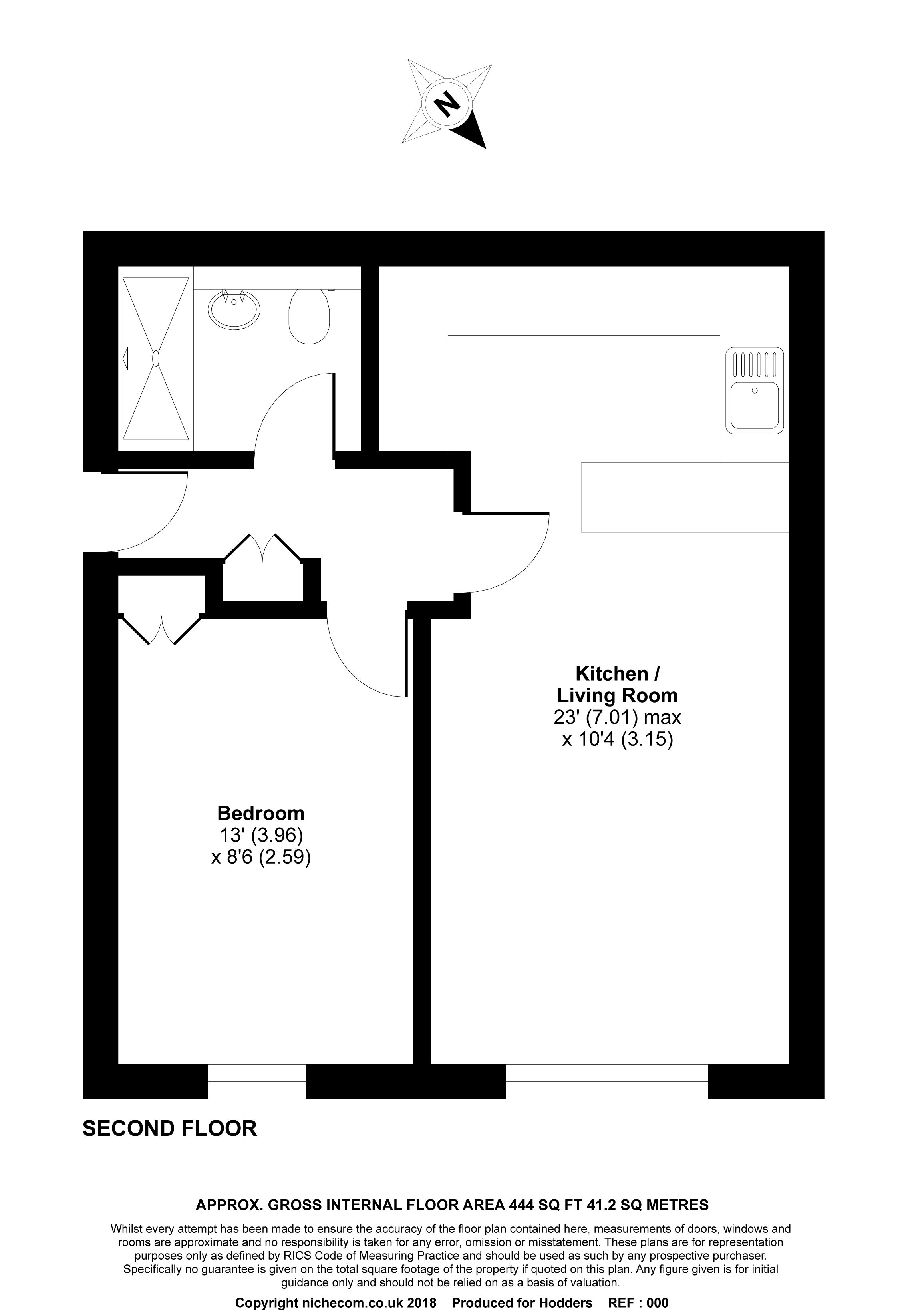 60, Romana Court, Staines-upon-Thames floorplan