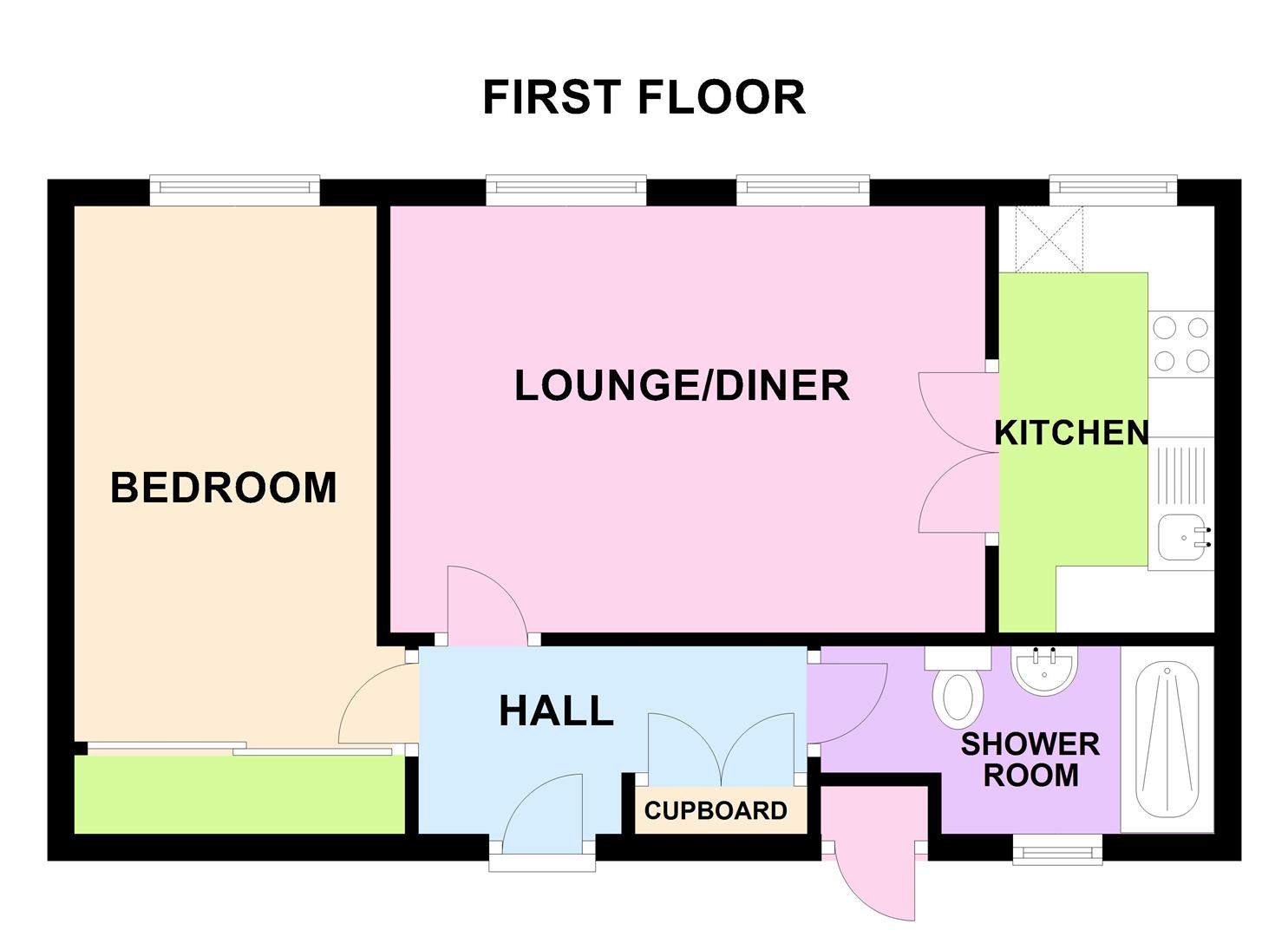 65 St James Oaks, Trafalgar Road, Gravesend floorplan
