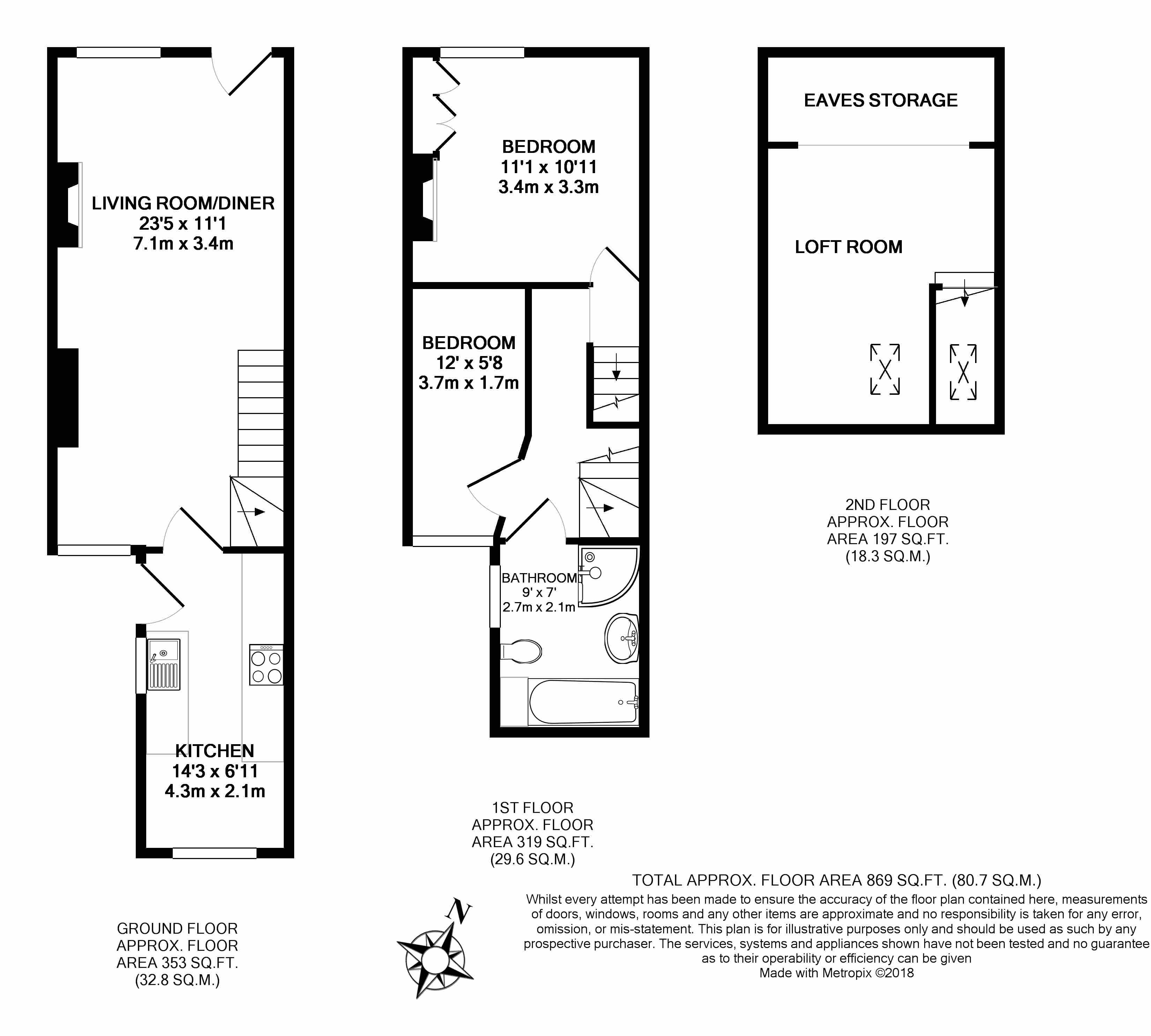 2 Bedrooms Terraced house for sale in Brook Street, Twyford, Reading RG10