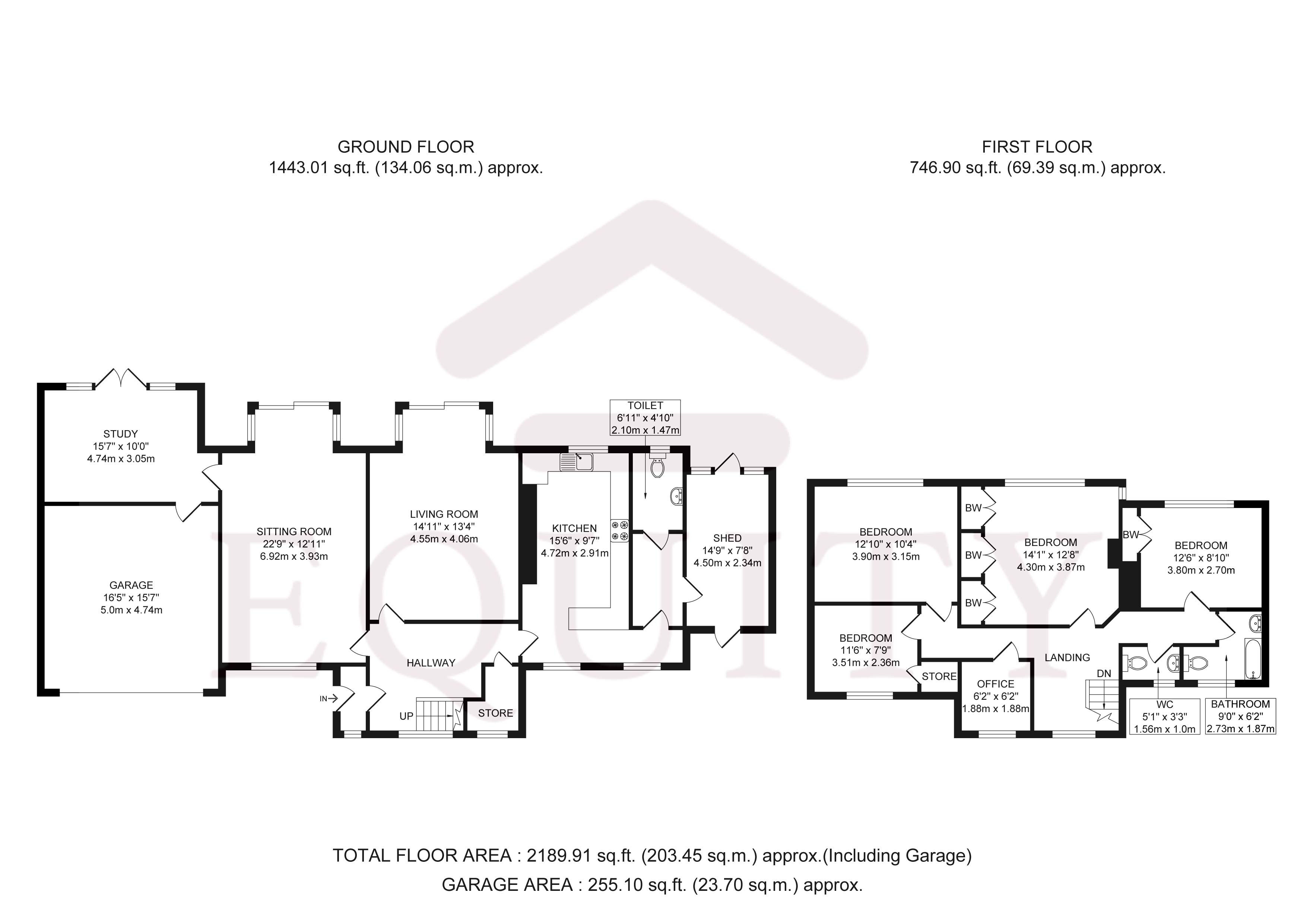 40, Clay Hill, Enfield floorplan