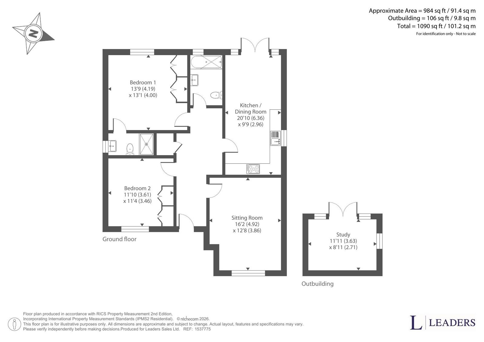 Frating Road, Colchester floorplan