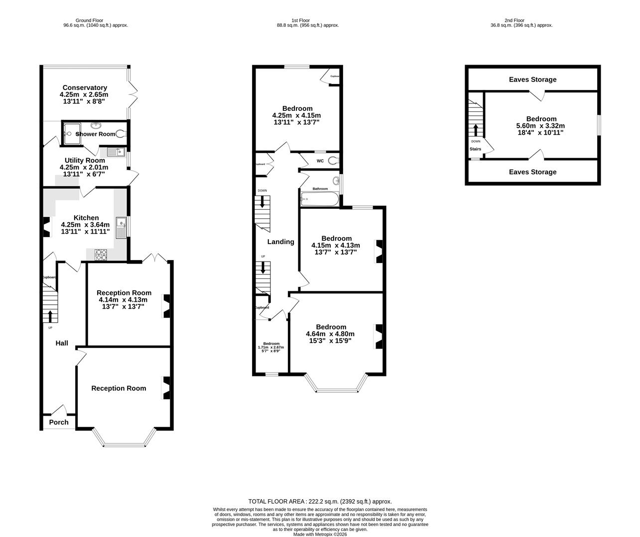 11, Bridge Road, Epsom floorplan