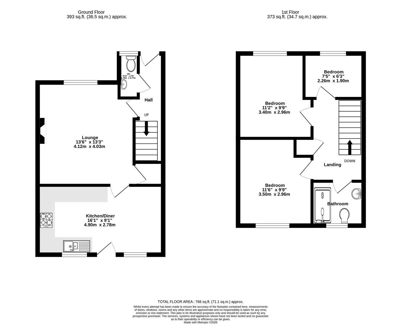 15, Braithegayte, York floorplan