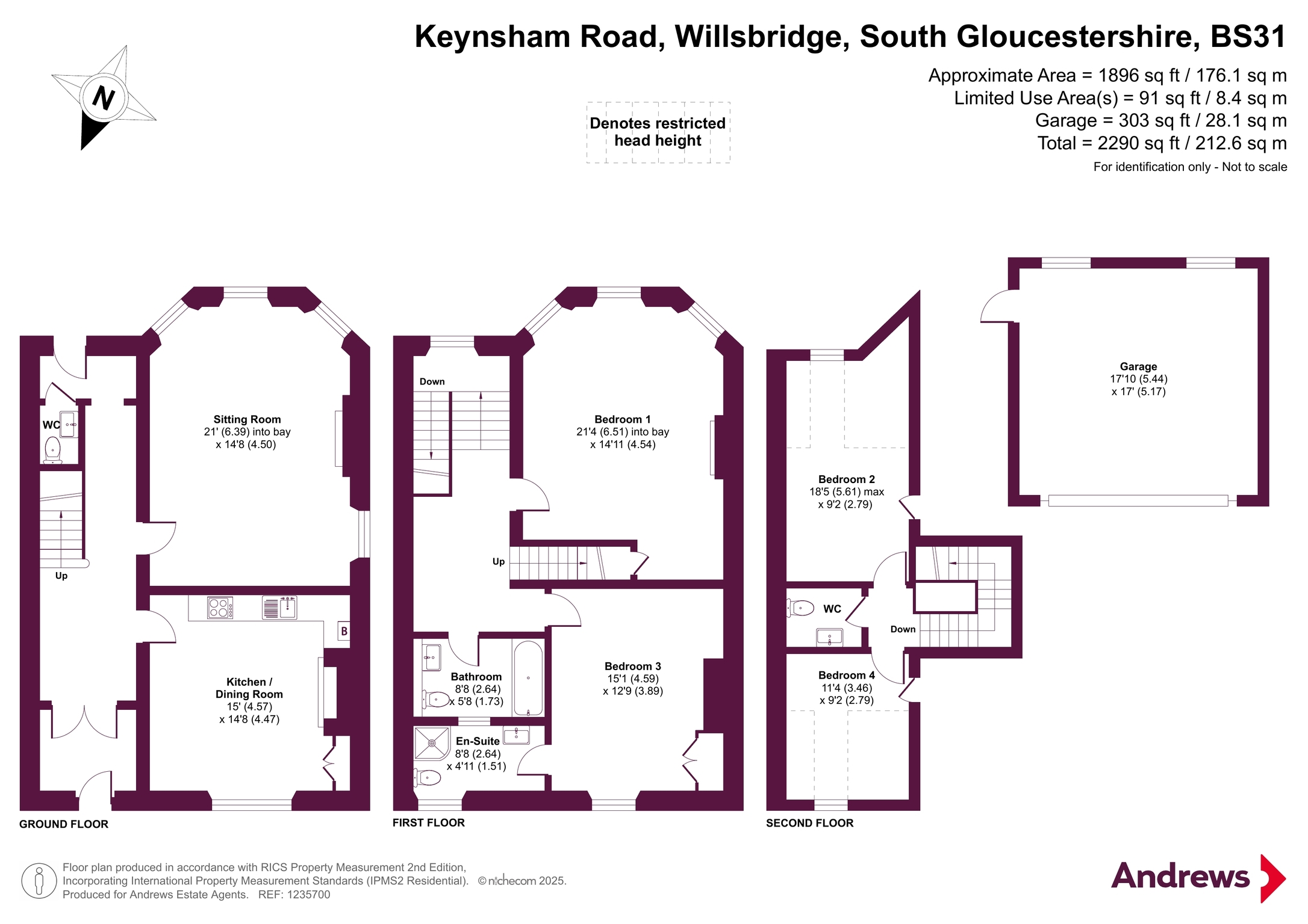 The Old House,, Keynsham Road, South Gloucestershire floorplan