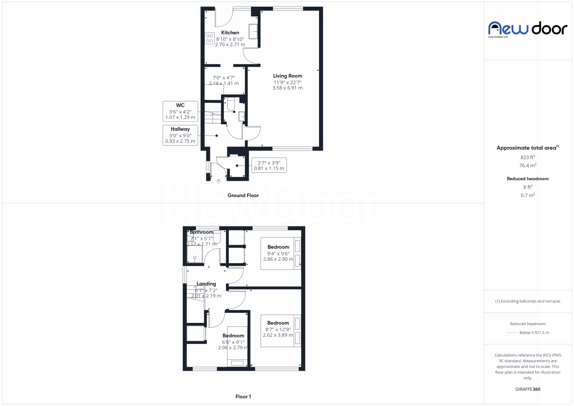 34, Broomhill Crescent, Erskine floorplan