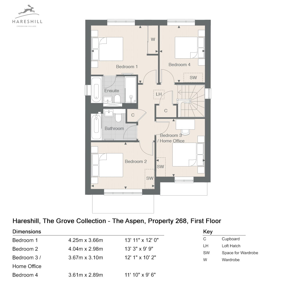 268, Crookham Village, Gu51 5El, Fleet floorplan