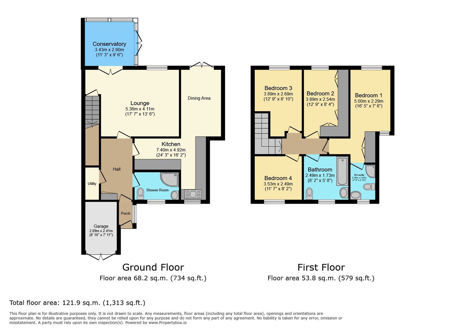 4, Chaucer Close, Stourbridge floorplan