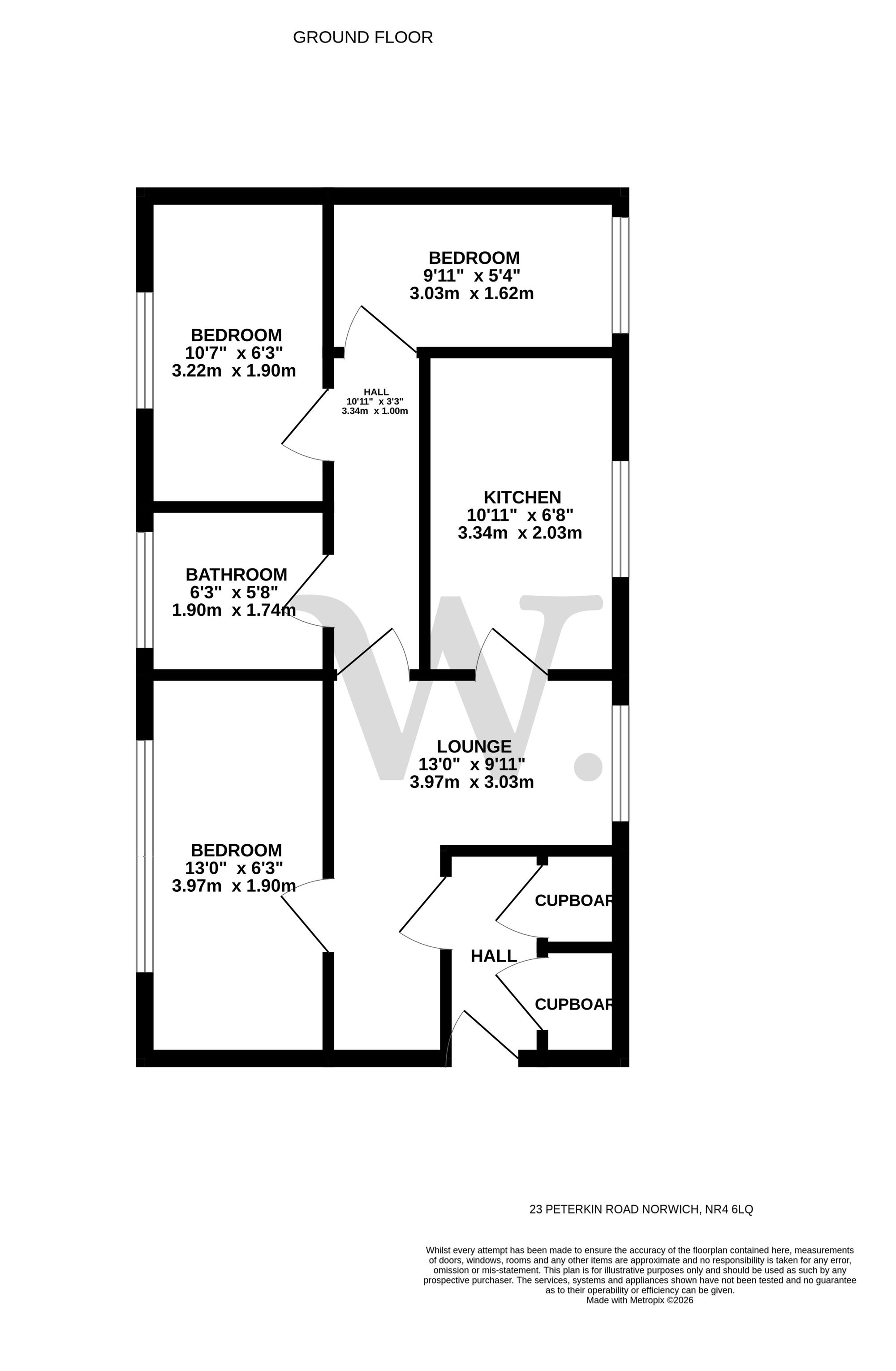 23 Peterkin Road, Norwich floorplan