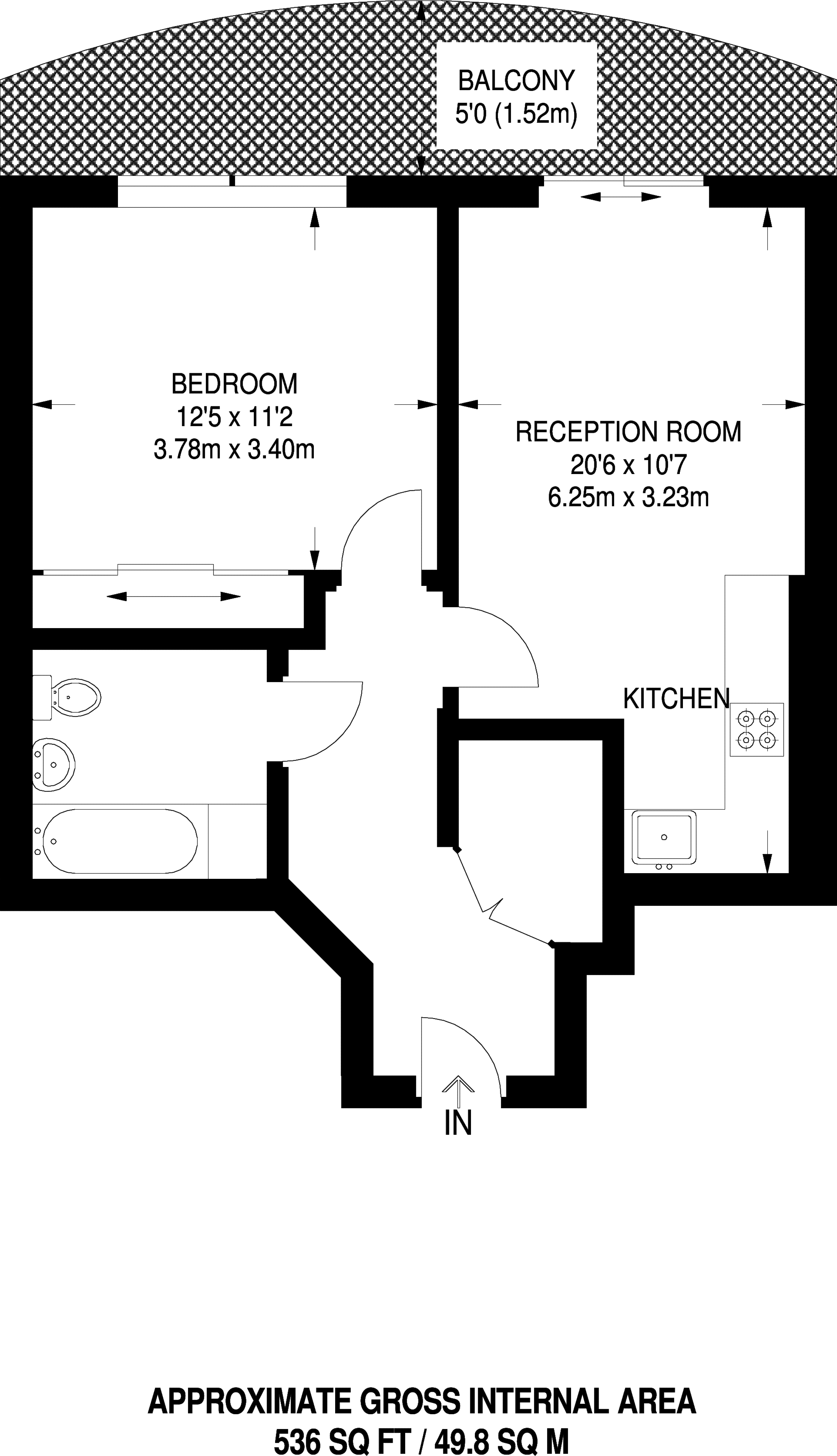 1 Bedrooms Flat to rent in Queensland Road, Islington N7