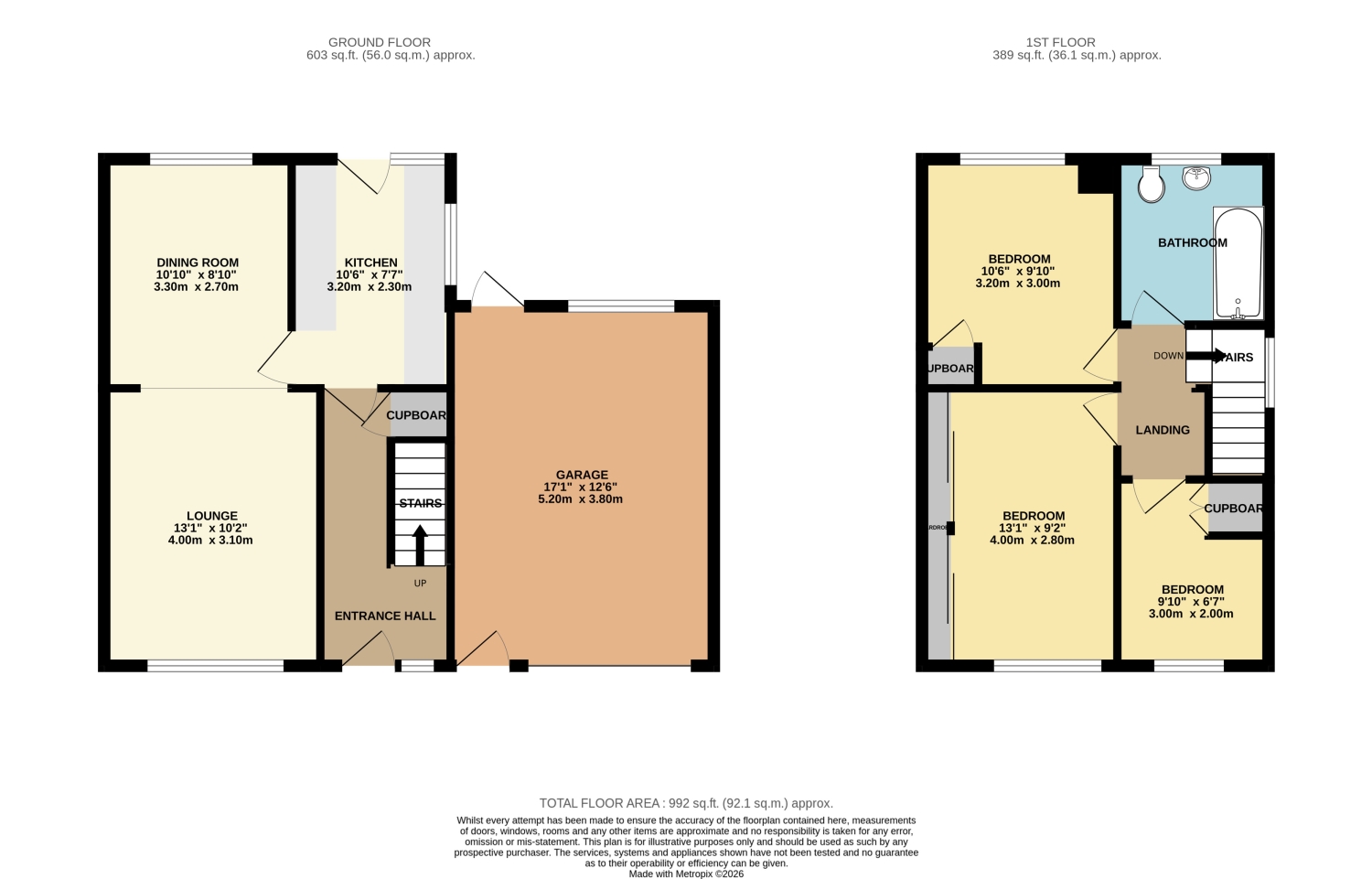 7, Caldey Road, Dronfield floorplan