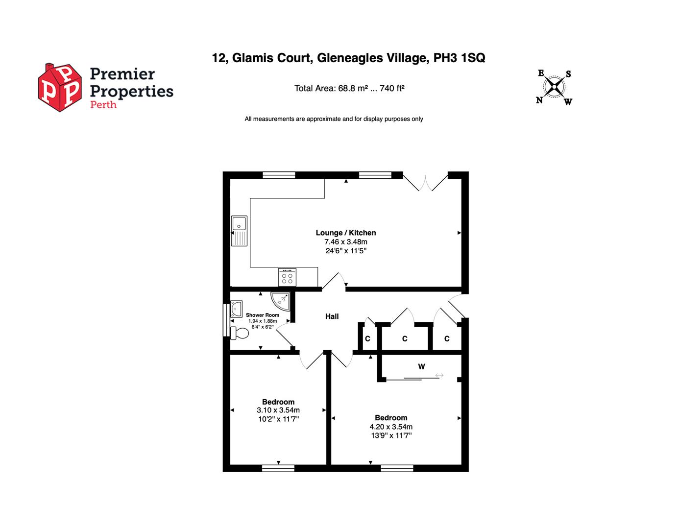 12, Glamis Court, Auchterarder floorplan