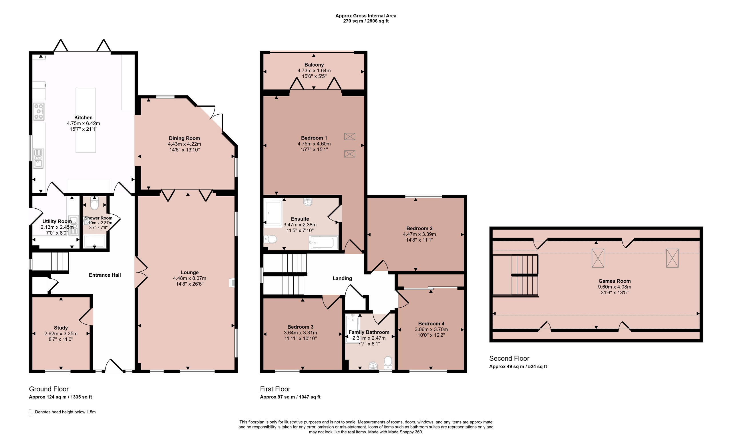 Mulberry House, Spalding floorplan