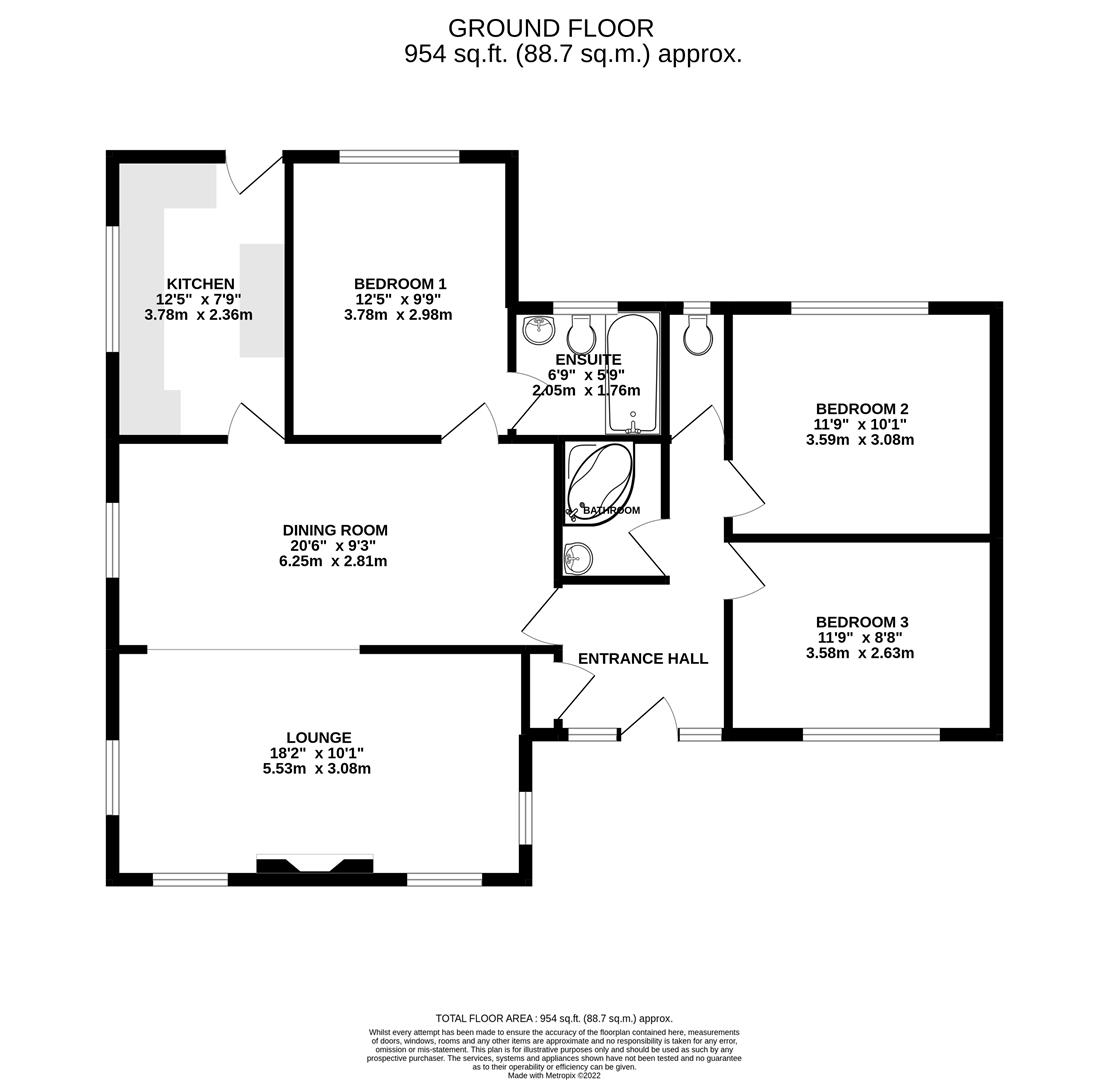Acaster Lane, York YO23, 3 bedroom detached bungalow for