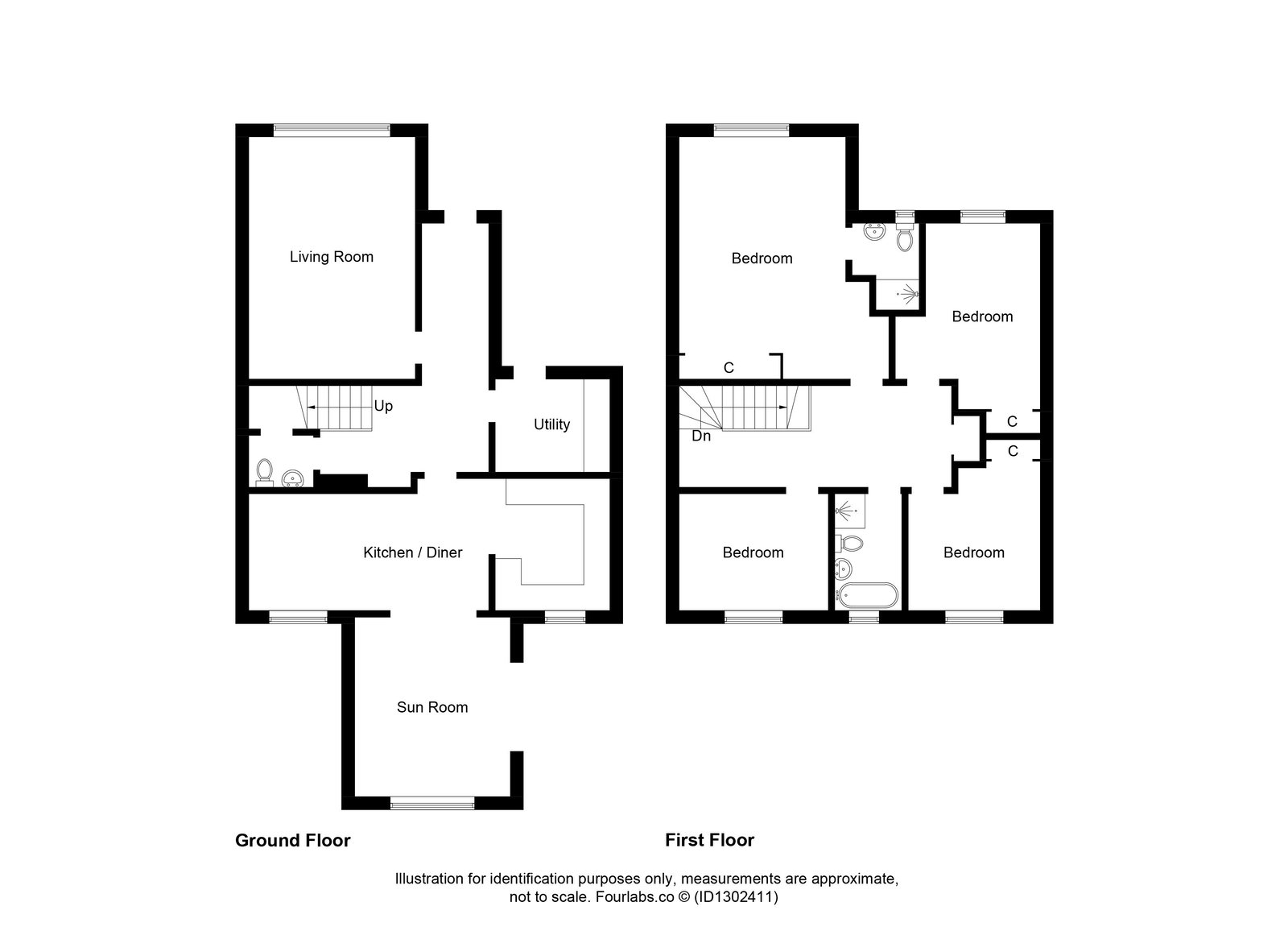 28, Ruighard Place, Inverness floorplan