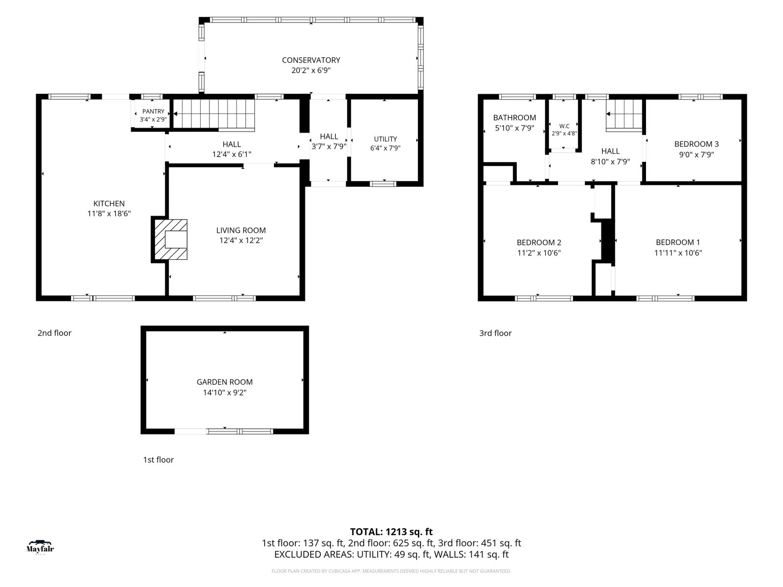 2, Bracken Close, Crowborough floorplan