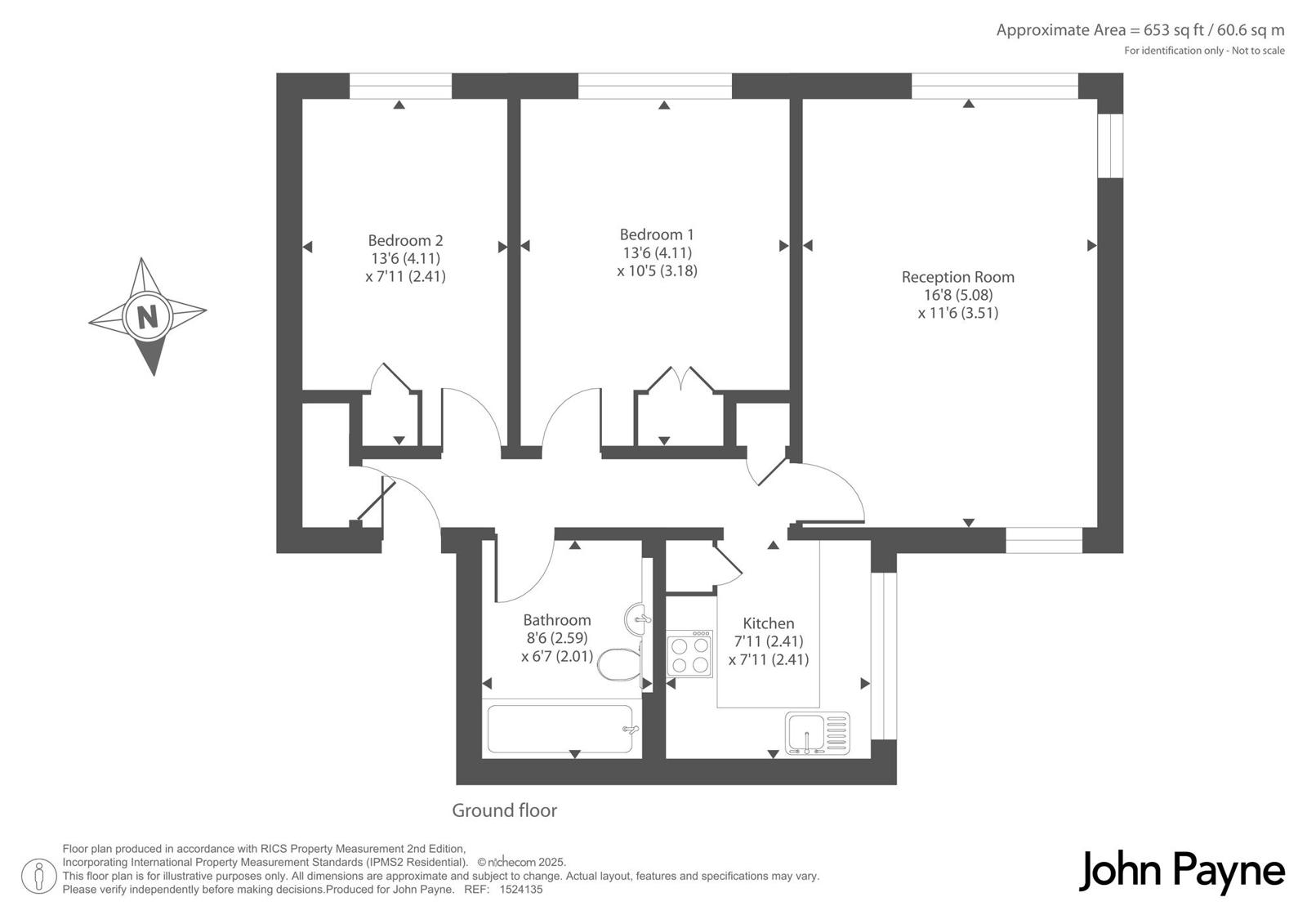 Flat 4, Links View, 6, Cleanthus Close, London floorplan