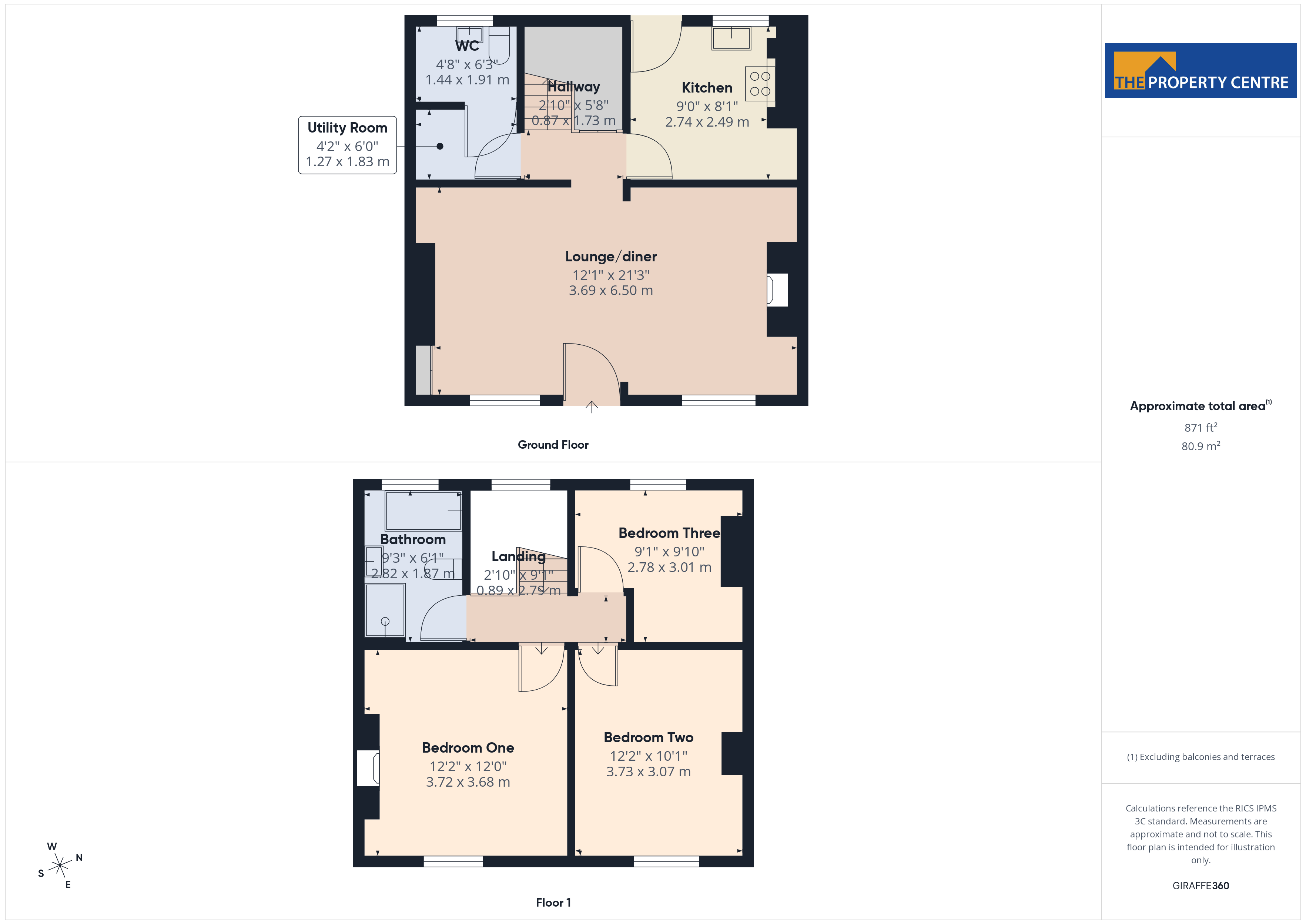 1 Clifton Place,, Moor Street, Gloucester floorplan