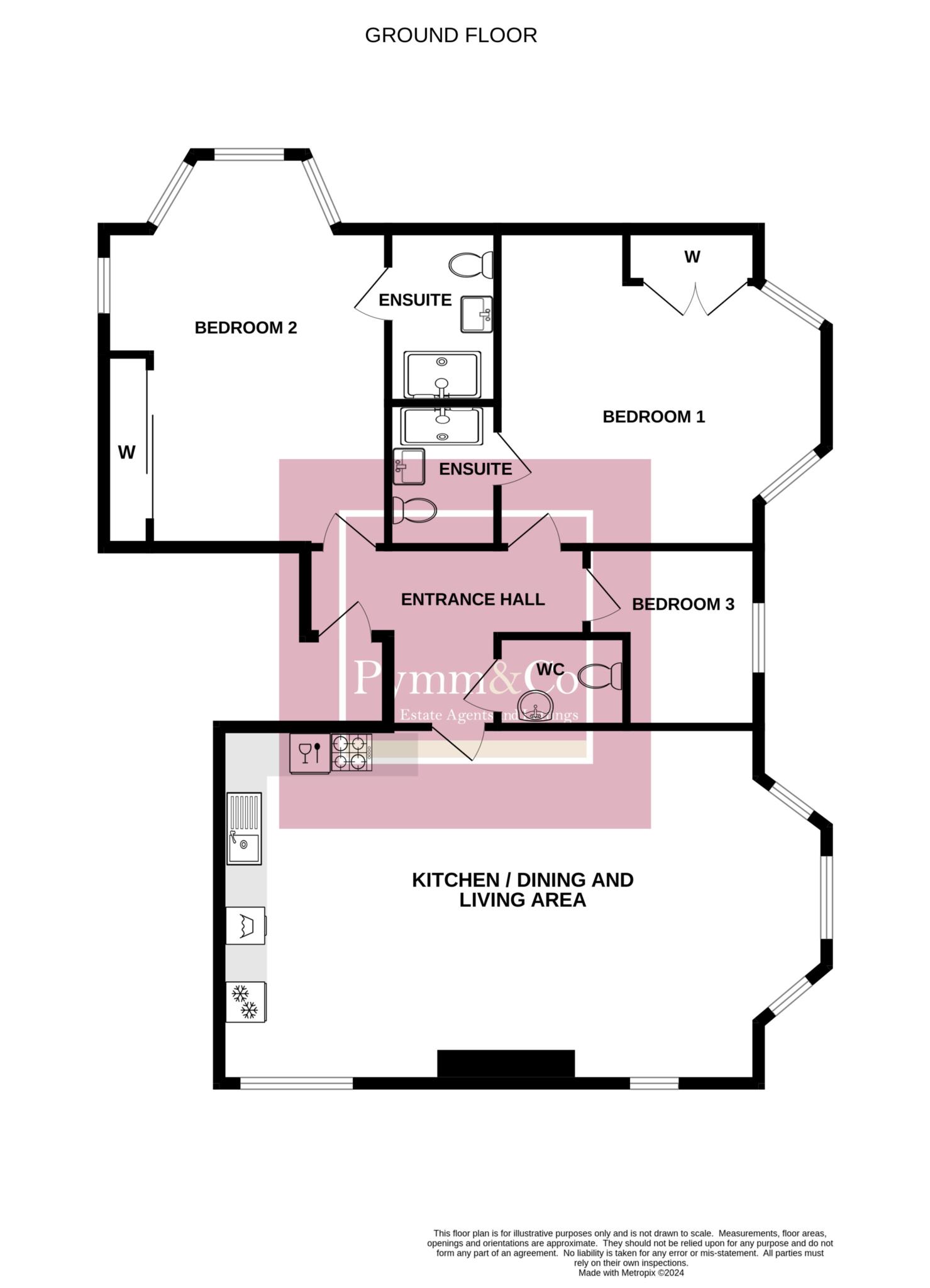 Flat 4 Eaton Place, Upton Road, Norwich floorplan