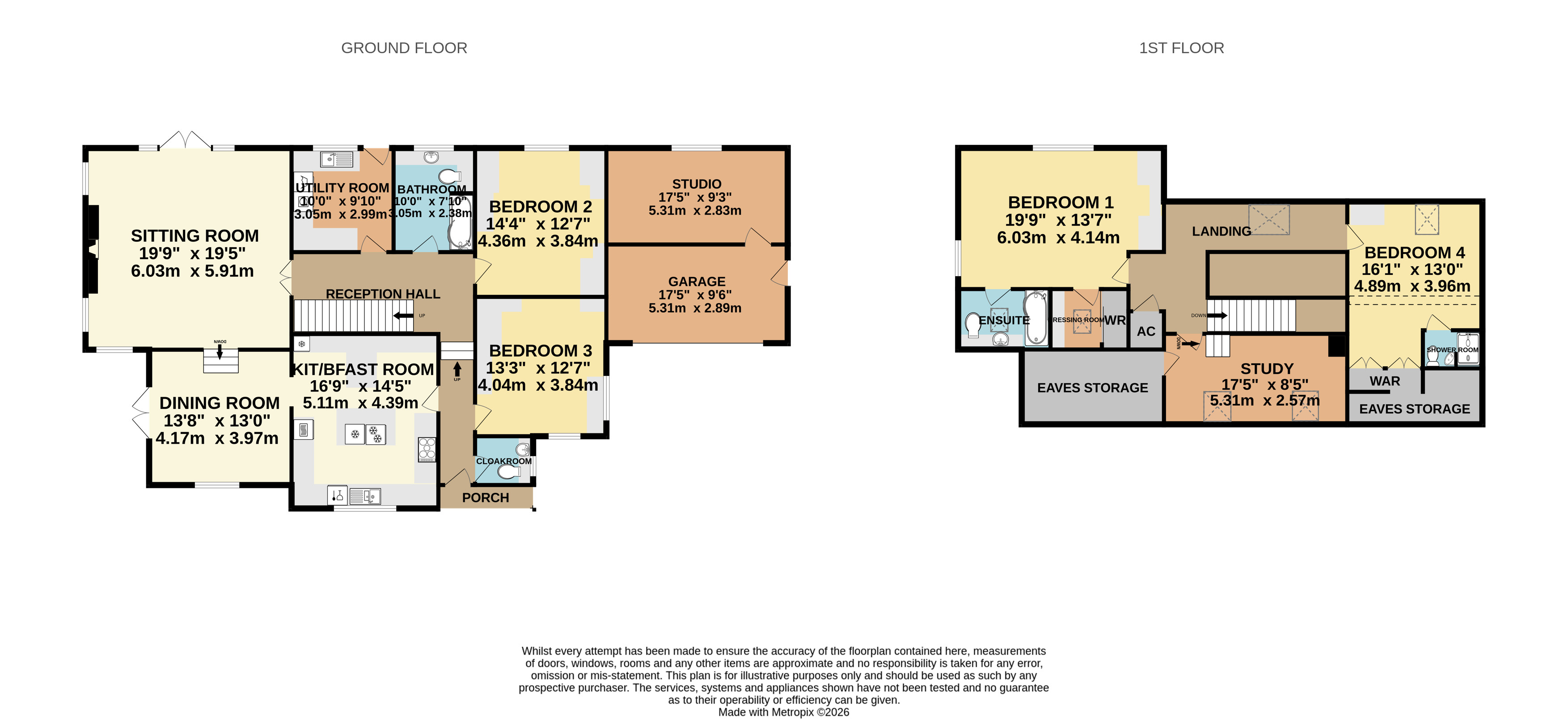 Cair Paravel,, Moor Road, Somerset floorplan