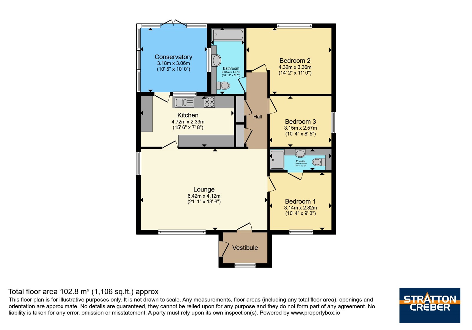 3, Windy Ridge, Higher Fraddon floorplan