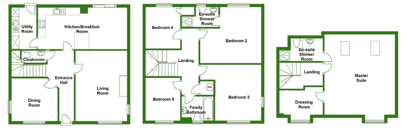 2, Robertson Way, Huntingdon floorplan