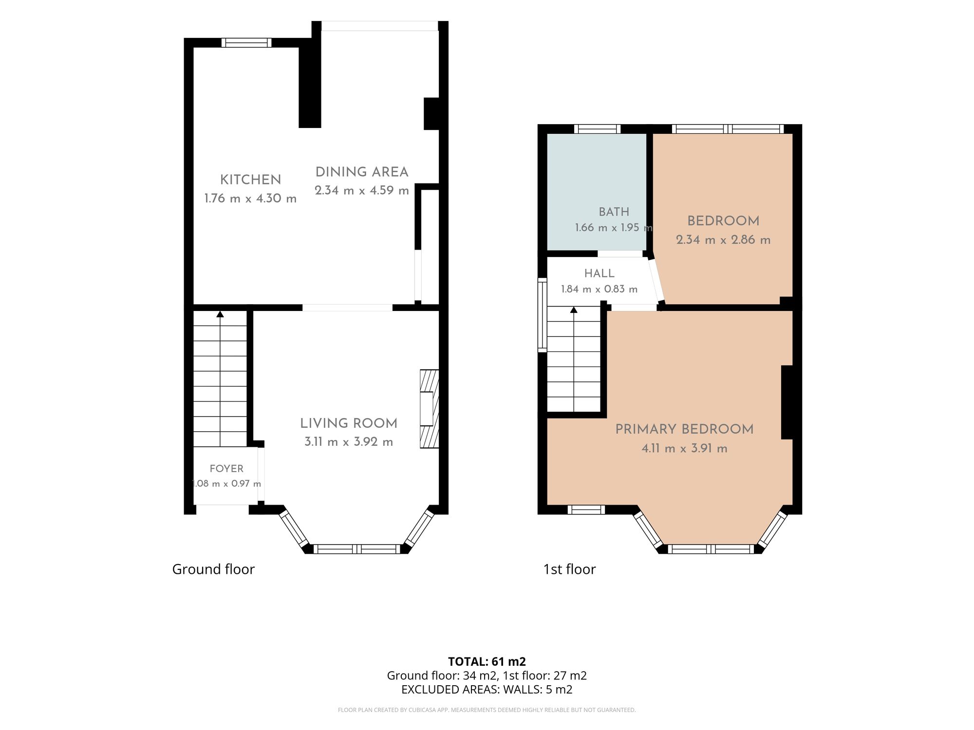 36 Chamberlain Avenue, Stoke-On-Trent floorplan