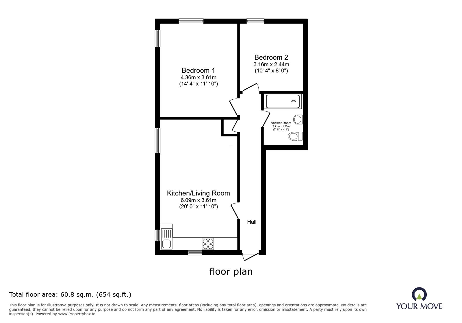 2, Co-Op Close, Leicester floorplan