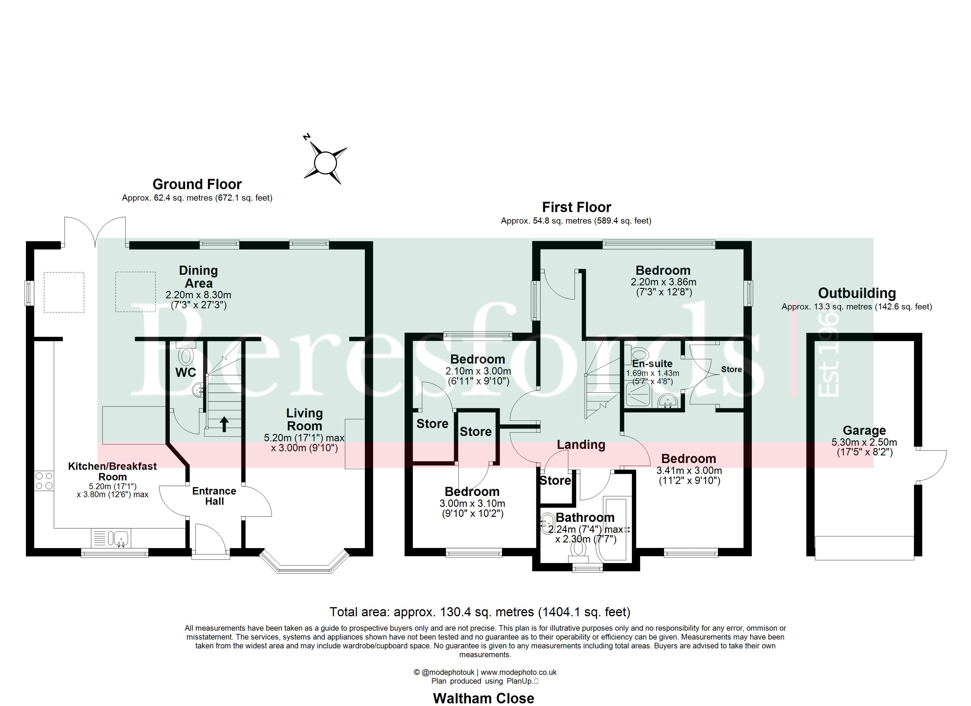 8, Waltham Close, Brentwood floorplan