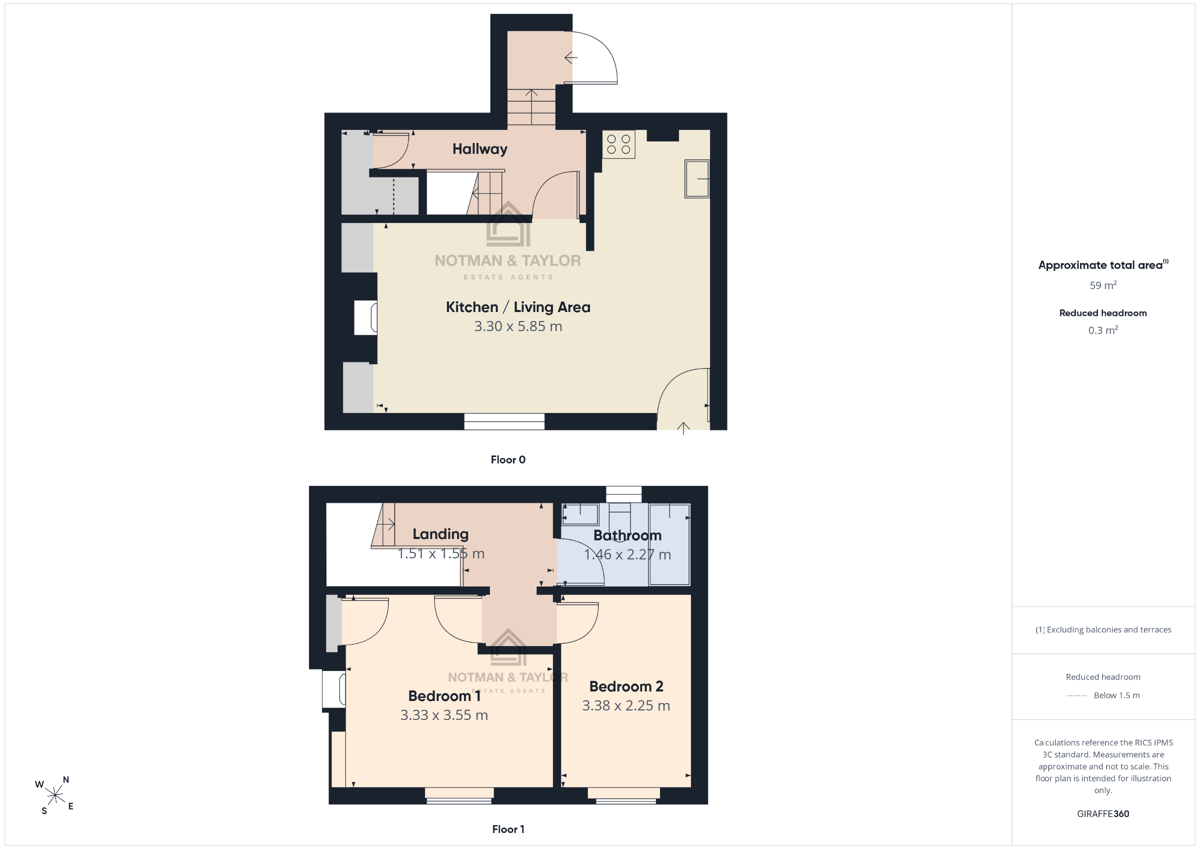 1 Bethany Cottage, Torpoint floorplan