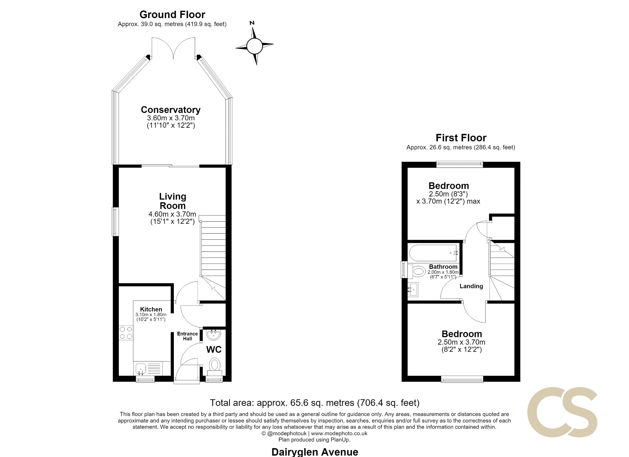 55 Dairyglen Avenue, Cheshunt, Hertfordshire floorplan
