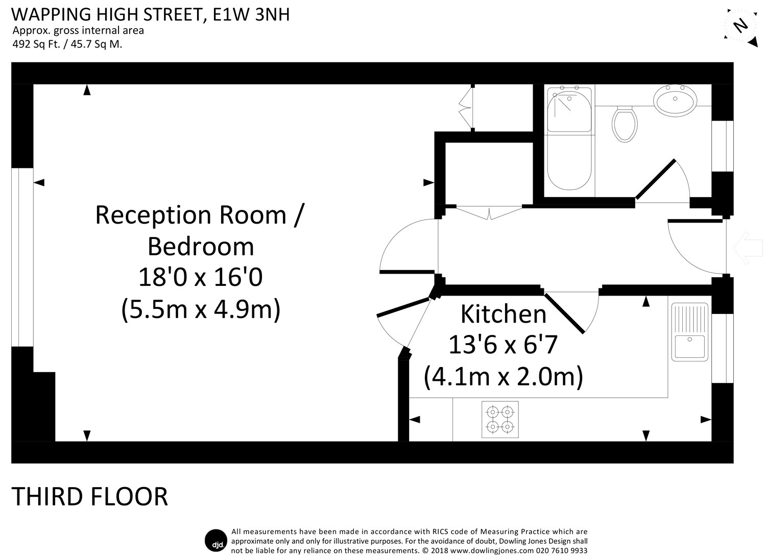 Prusoms Island, London floorplan