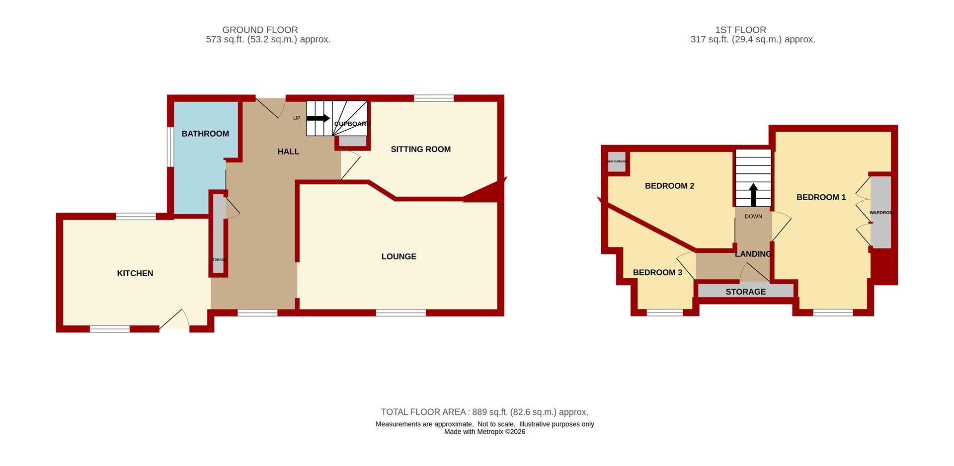 4, The Purples, Coleford floorplan
