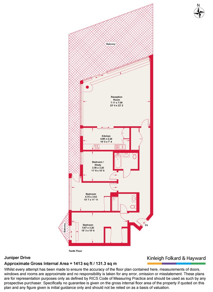 Juniper Drive, London floorplan