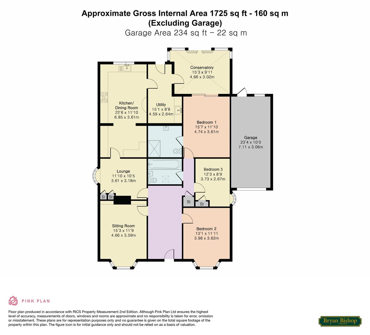 6, Rosecroft Lane, Welwyn floorplan