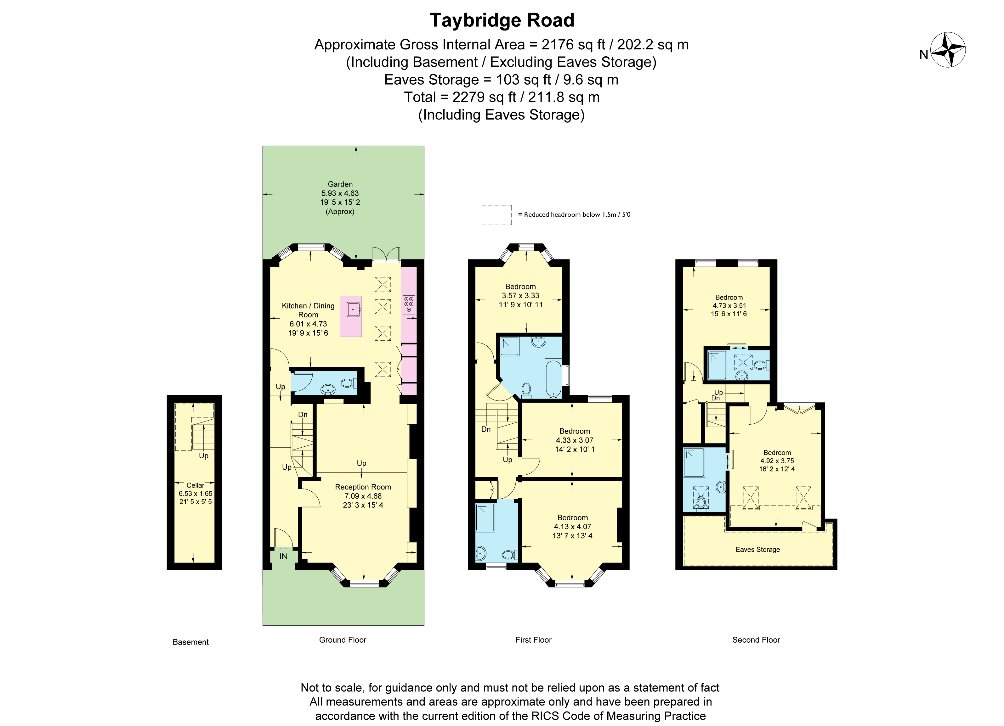 5 Bedrooms Terraced house for sale in Taybridge Road, London SW11