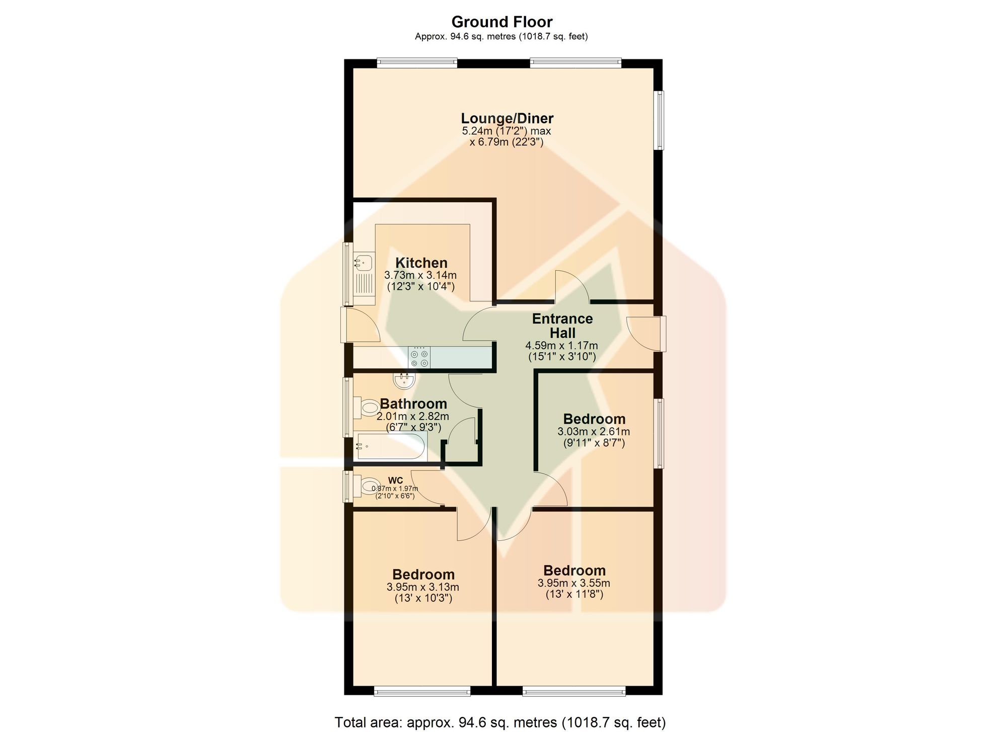 30a Field Lane, Gainsborough floorplan