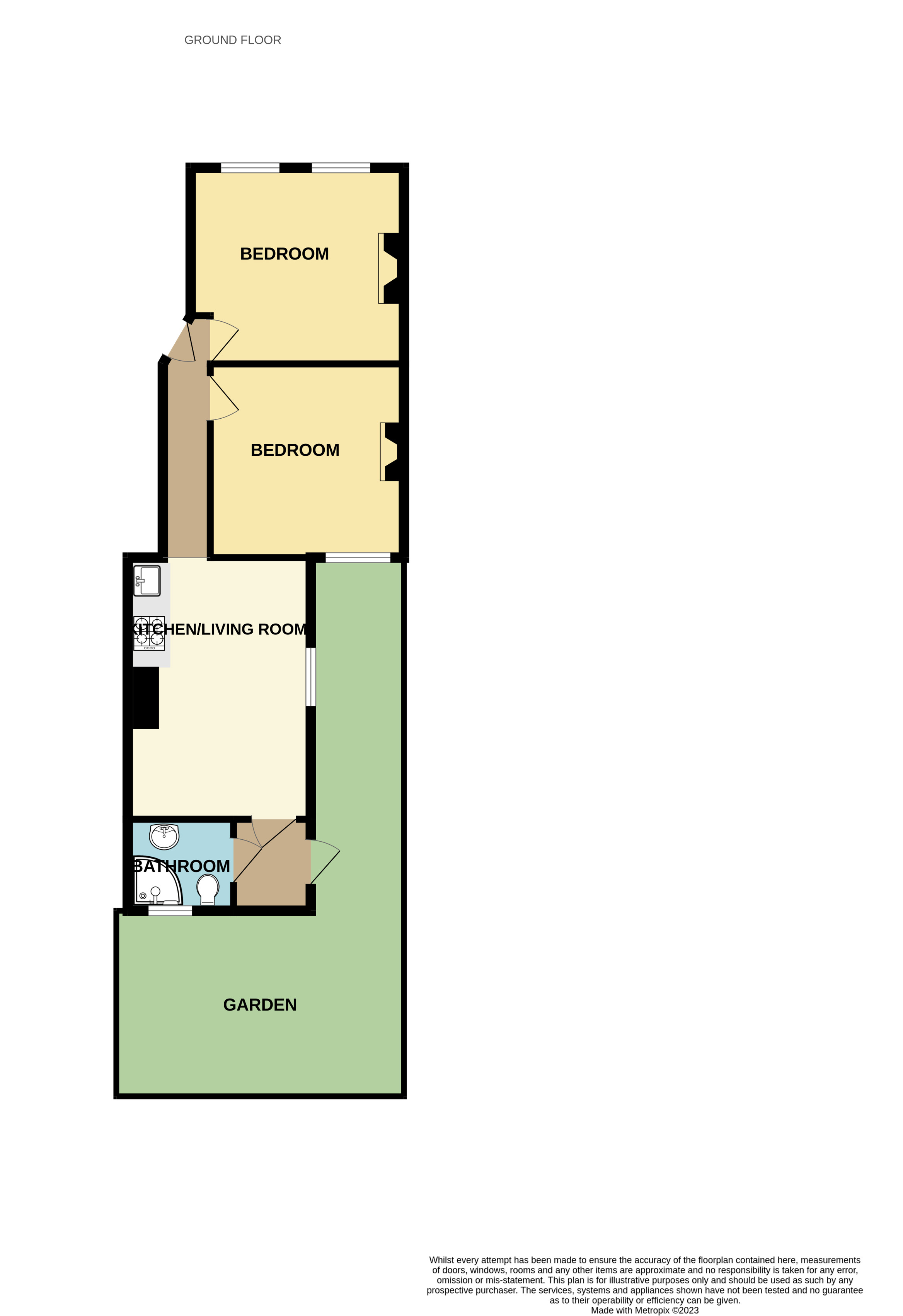 2a, Claremont Villas, Camberwell floorplan