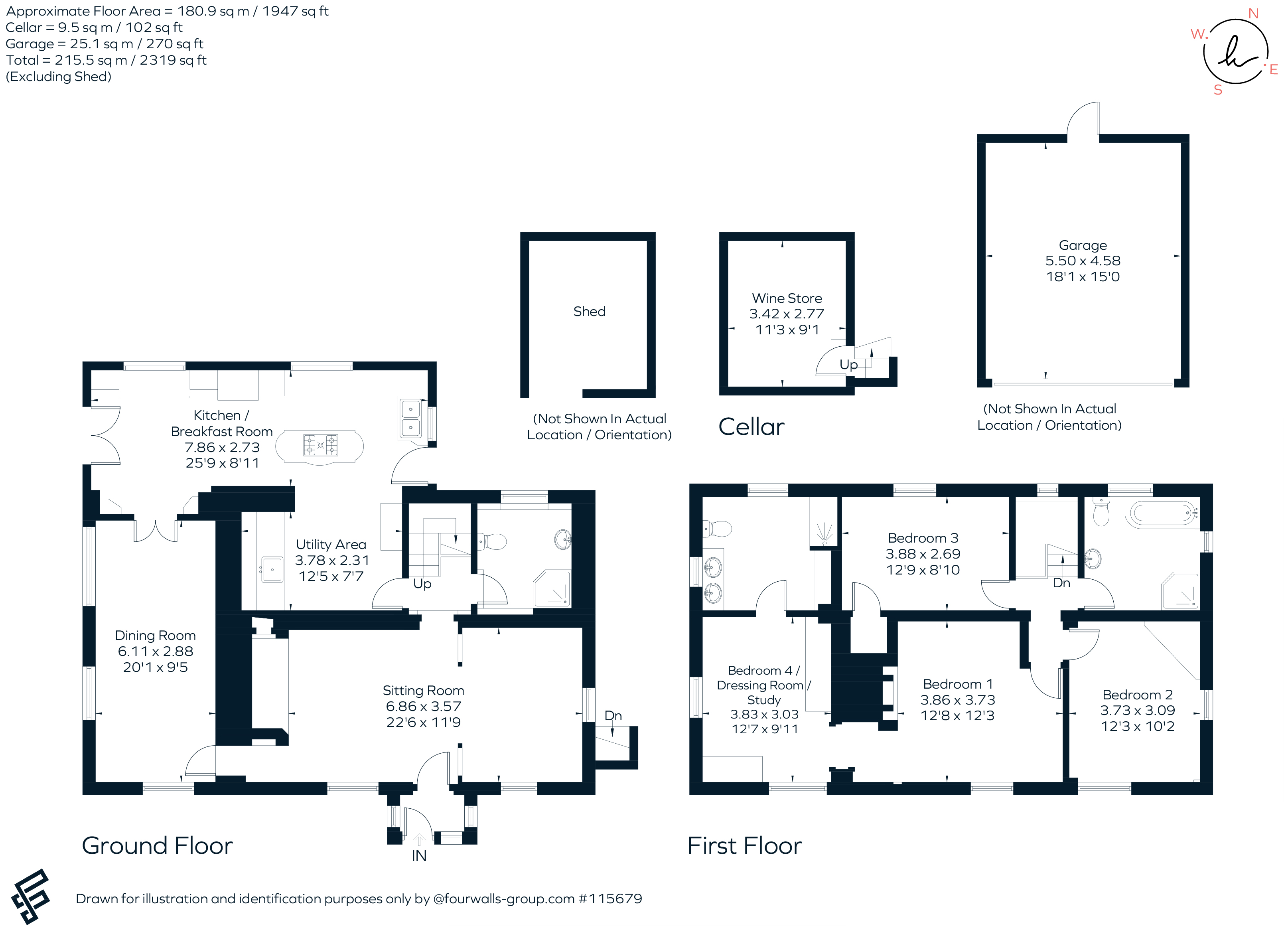 Bourne Hill Farmhouse, Bourne Lane, Plaxtol, Sevenoaks floorplan