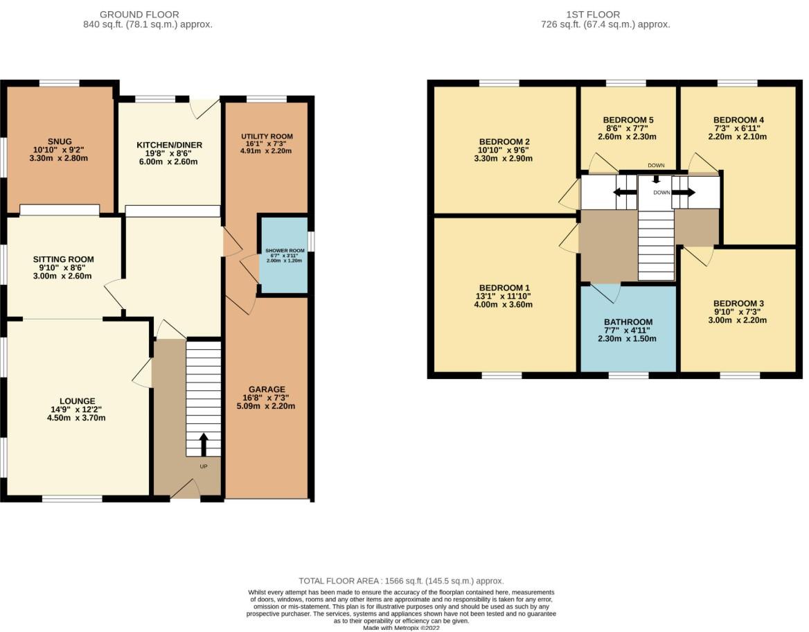 13, Thoresway Road, Wilmslow floorplan