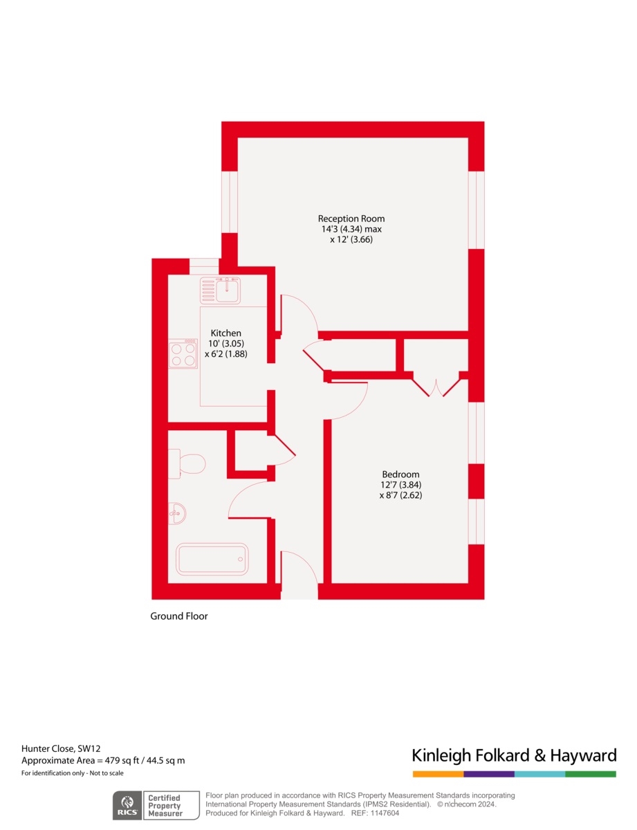 Hunter Close, London floorplan