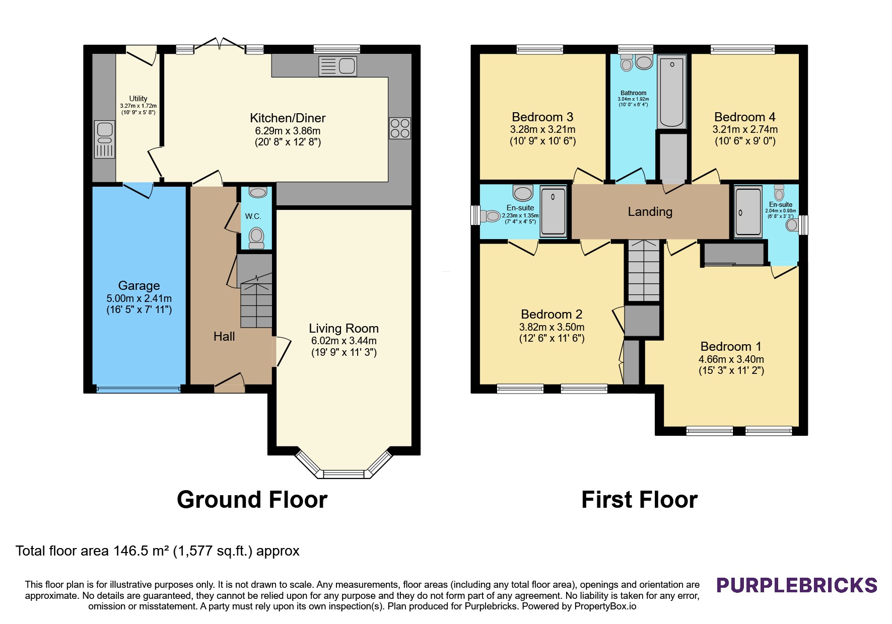 3, Turley Grove, Shifnal floorplan