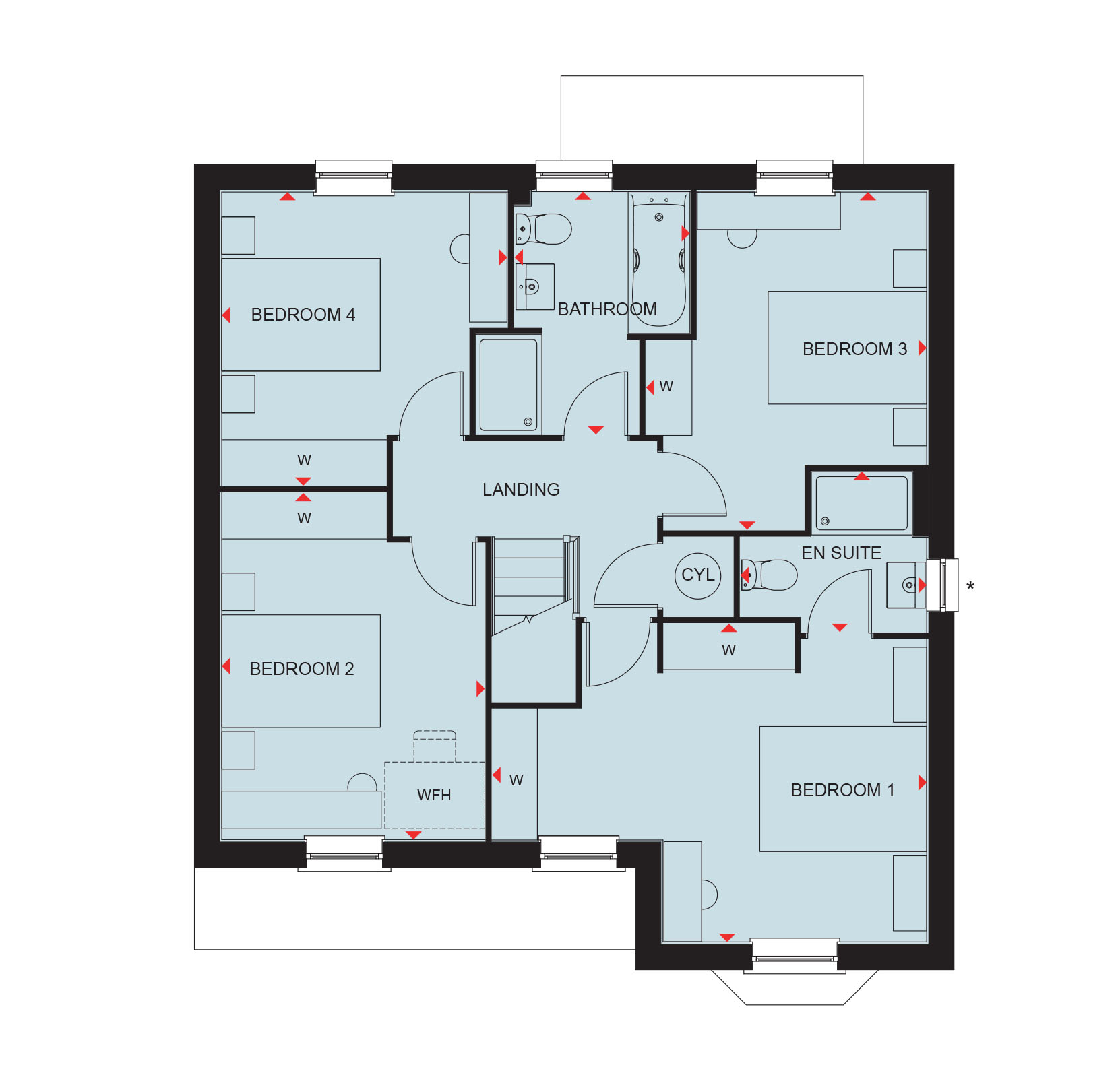 H9194294, Rose Workman Road, Matson, Gloucester floorplan