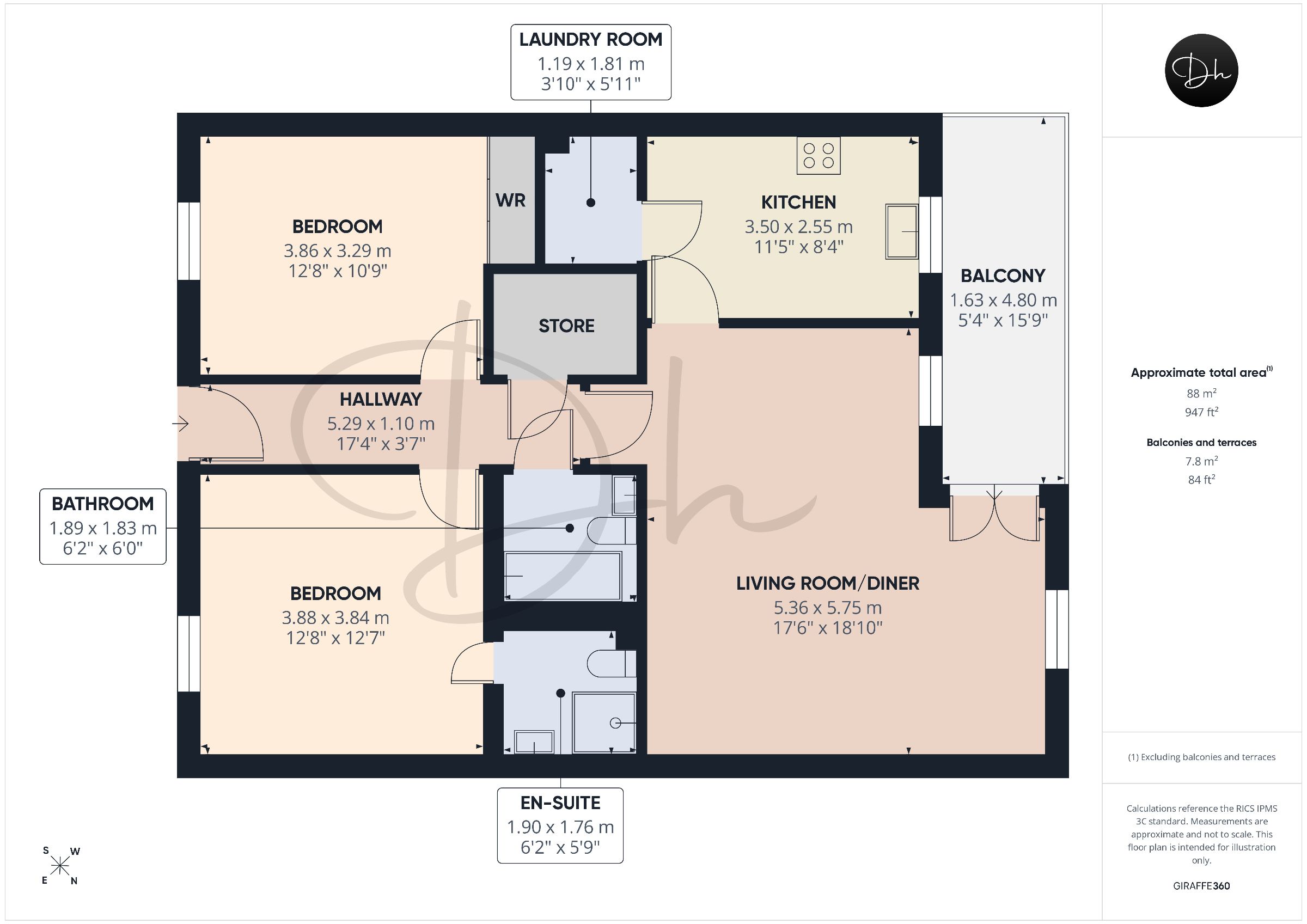 11 Foxlands, Torquay floorplan