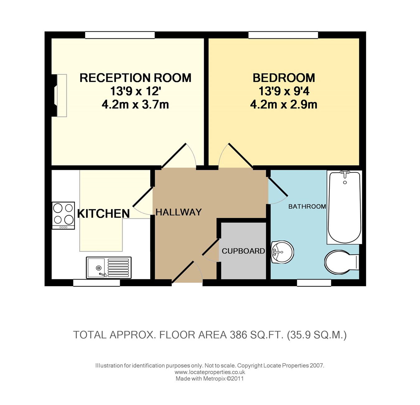 1 Bedrooms Flat to rent in Renmuir Street, London SW17