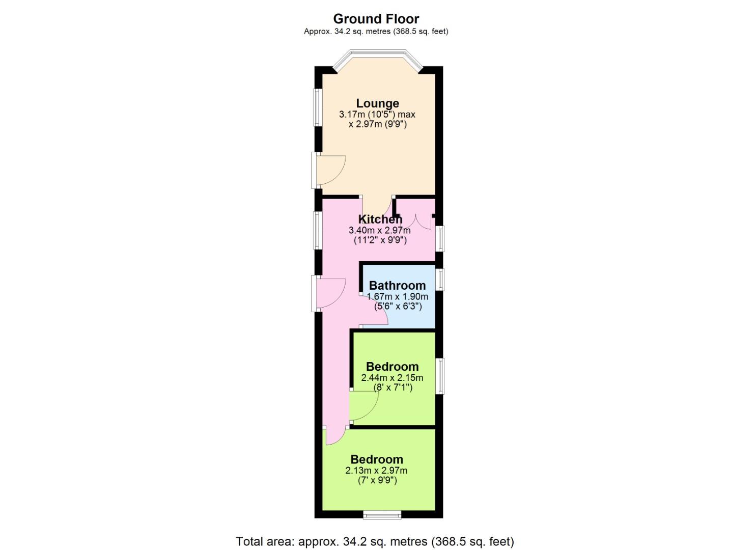 4 Downs Close, The Broadway, Lancing floorplan
