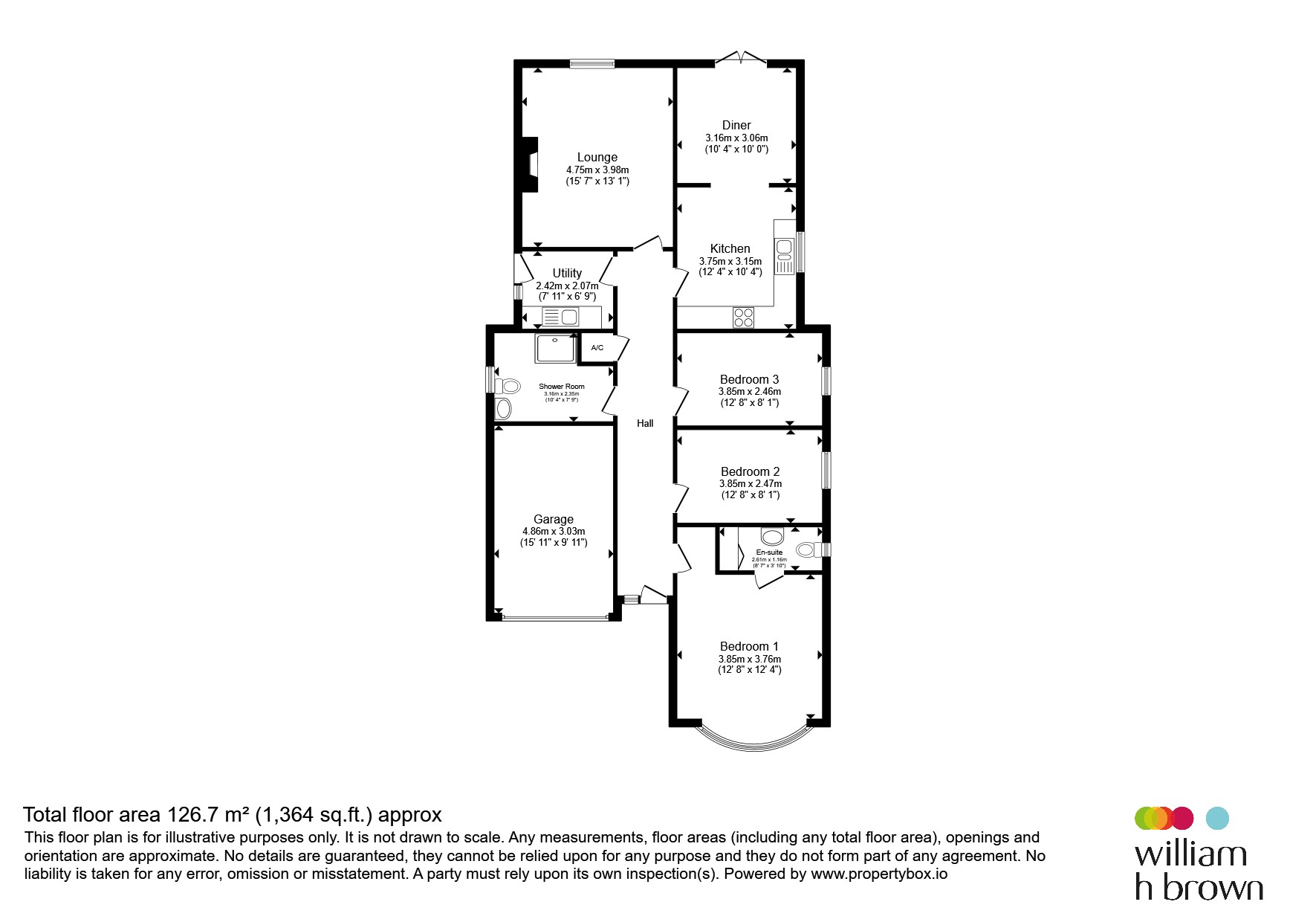 6, Sutton Gate, Spalding floorplan