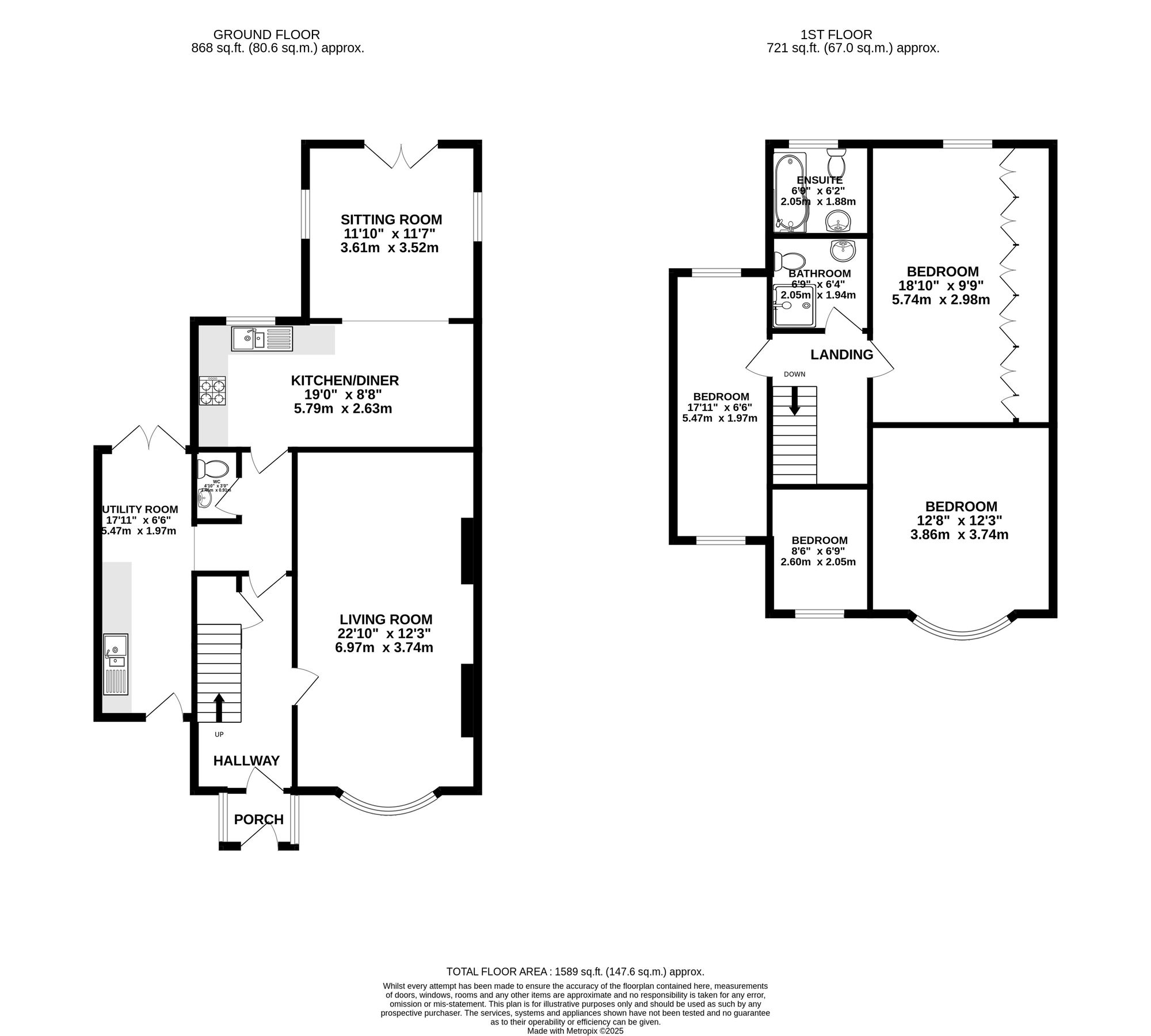 34 Beechwood Crescent, Newport floorplan